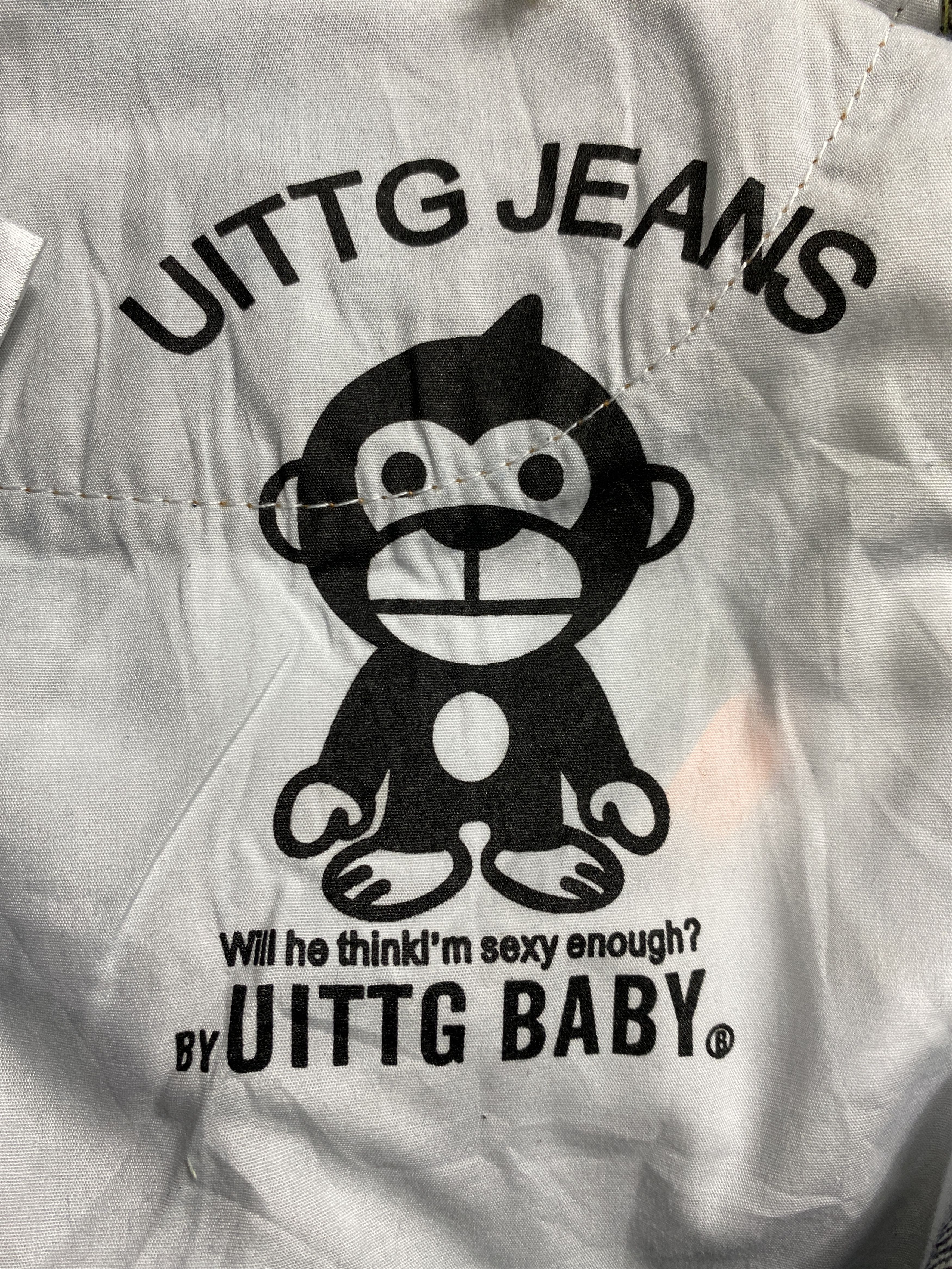 If Six Was Nine Japanese Brand Printed Uittg Baby Denim 30x32 -JN051 Size US 30 / EU 46 - 9 Thumbnail