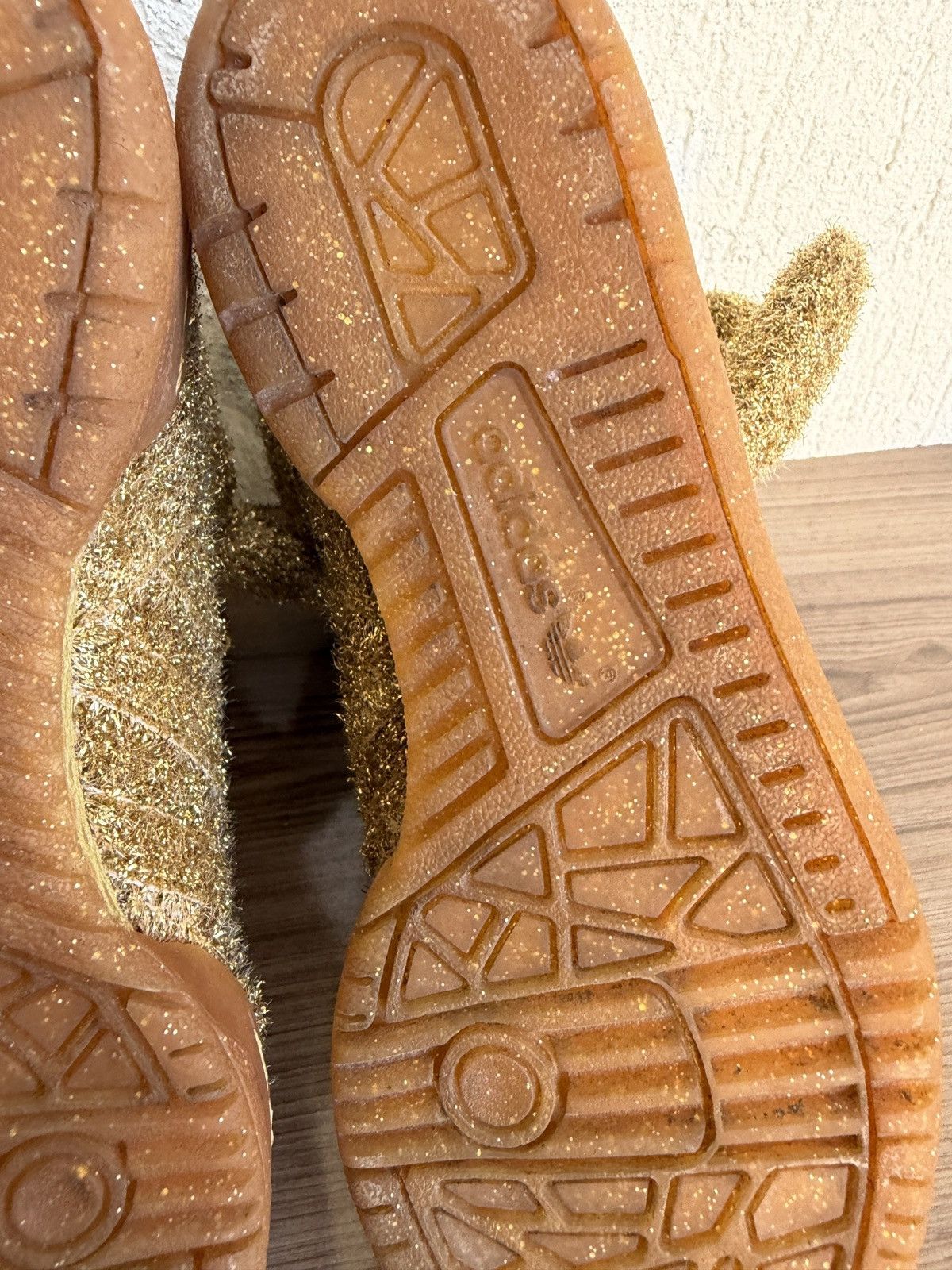 Adidas × Jeremy Scott Teddy bear glitter sneakers Size US 6 / IT 36 - 18 Thumbnail