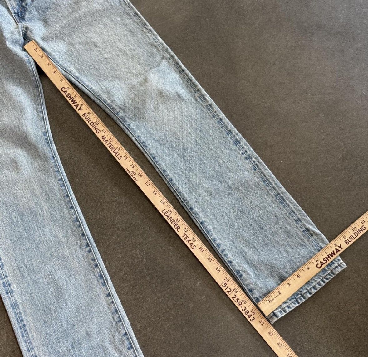 Levi's Mens 1967 505 slow drag levis jeans Size US 30 / EU 46 - 7 Thumbnail