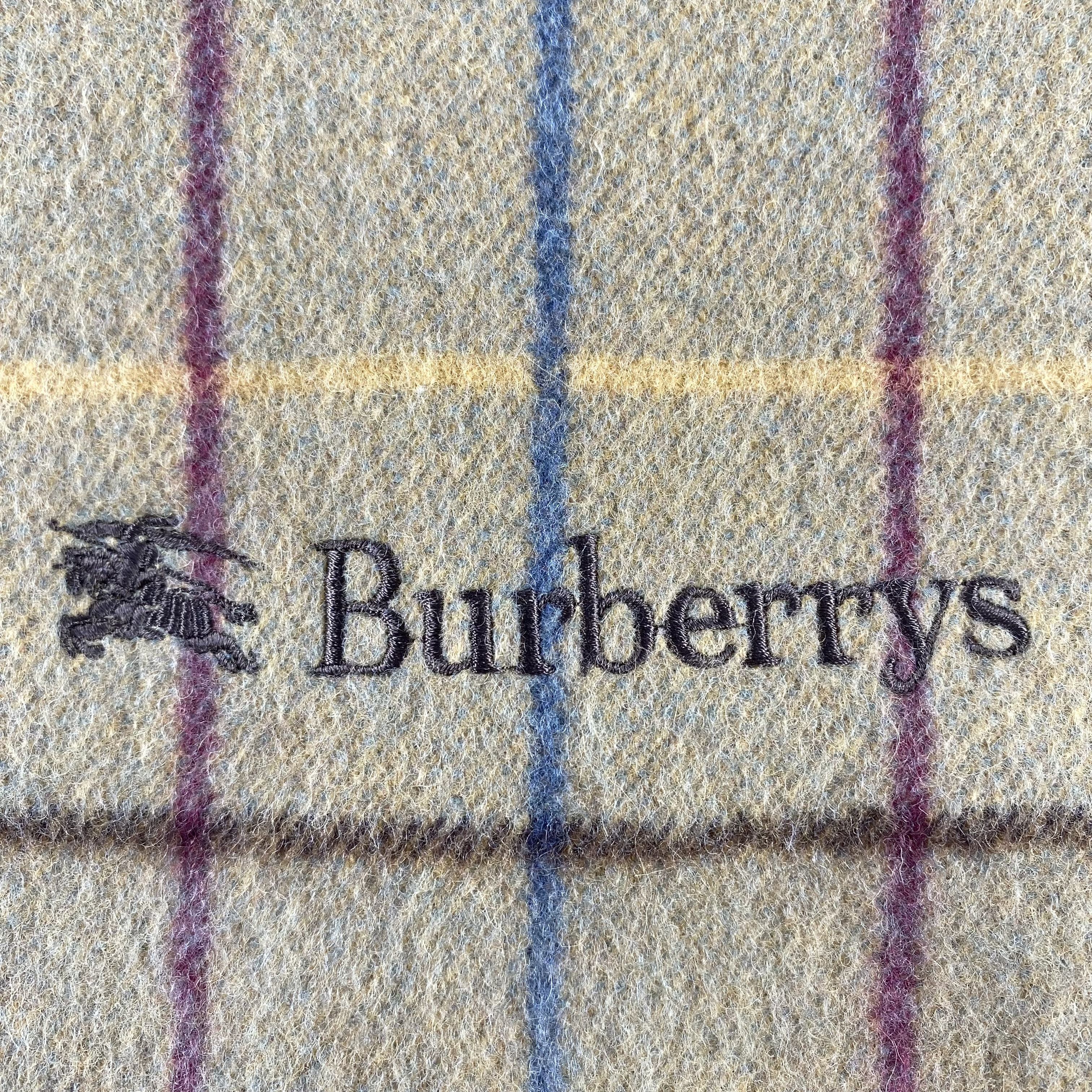 Burberry Vintage Burberry Scarf Neck Wrap Wool Muffler Size ONE SIZE - 8 Thumbnail