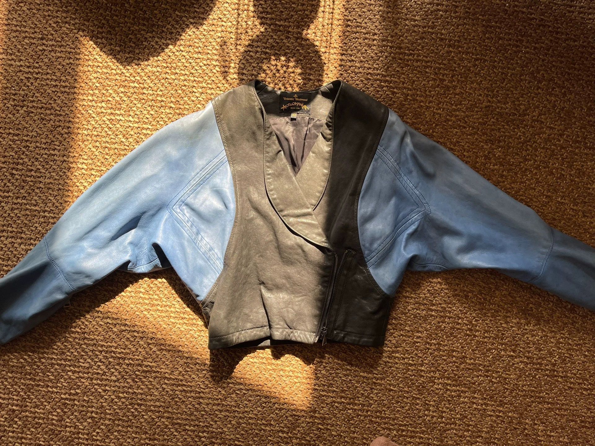 Vivienne Westwood Vivienne Westwood Punk Colorblock Leather Jkt Wmns 40 Size S / US 4 / IT 40 - 6 Thumbnail