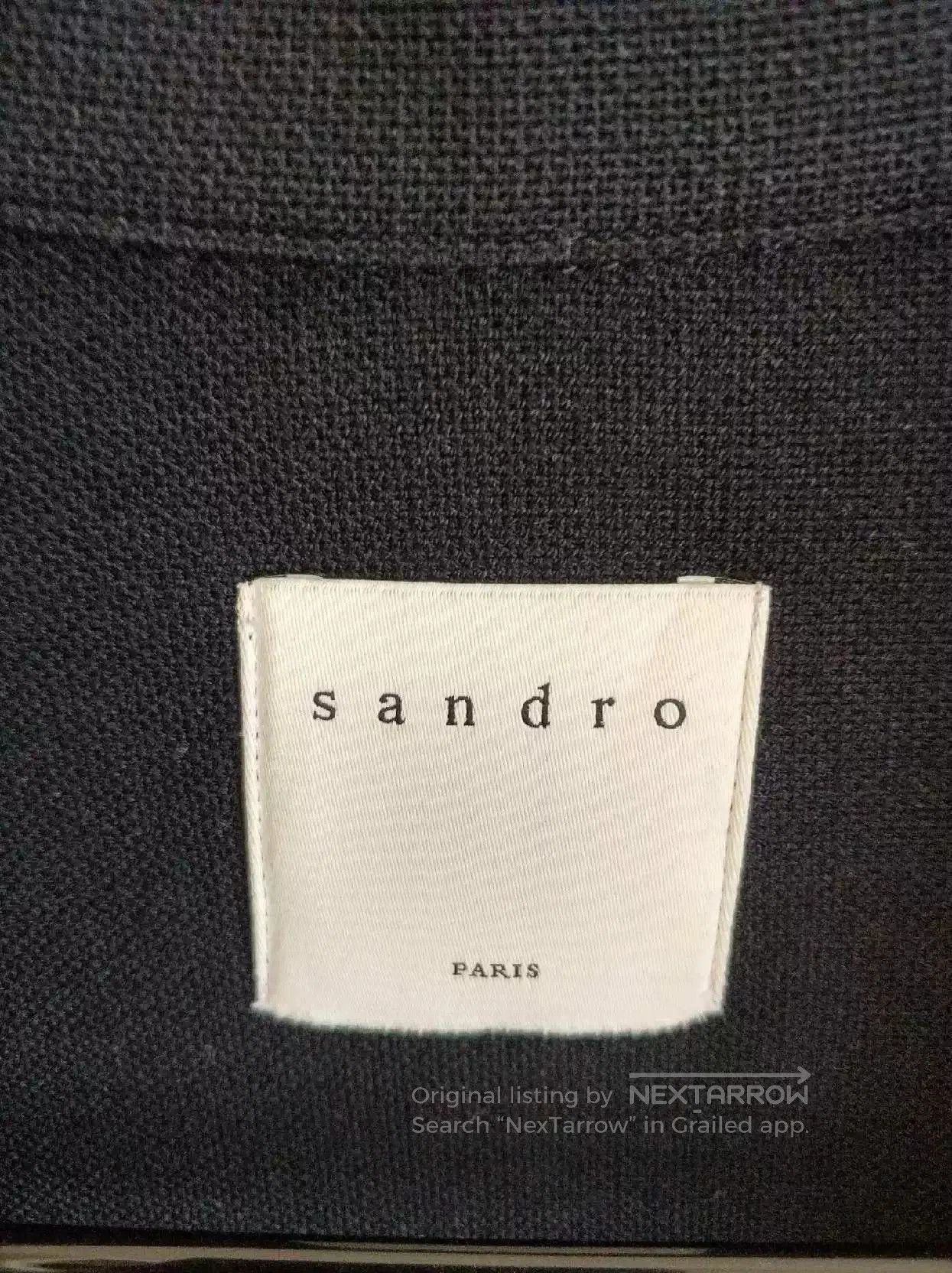 Sandro Sandro Summer Striped Shirt for Men. Size US S / EU 44-46 / 1 - 3 Thumbnail