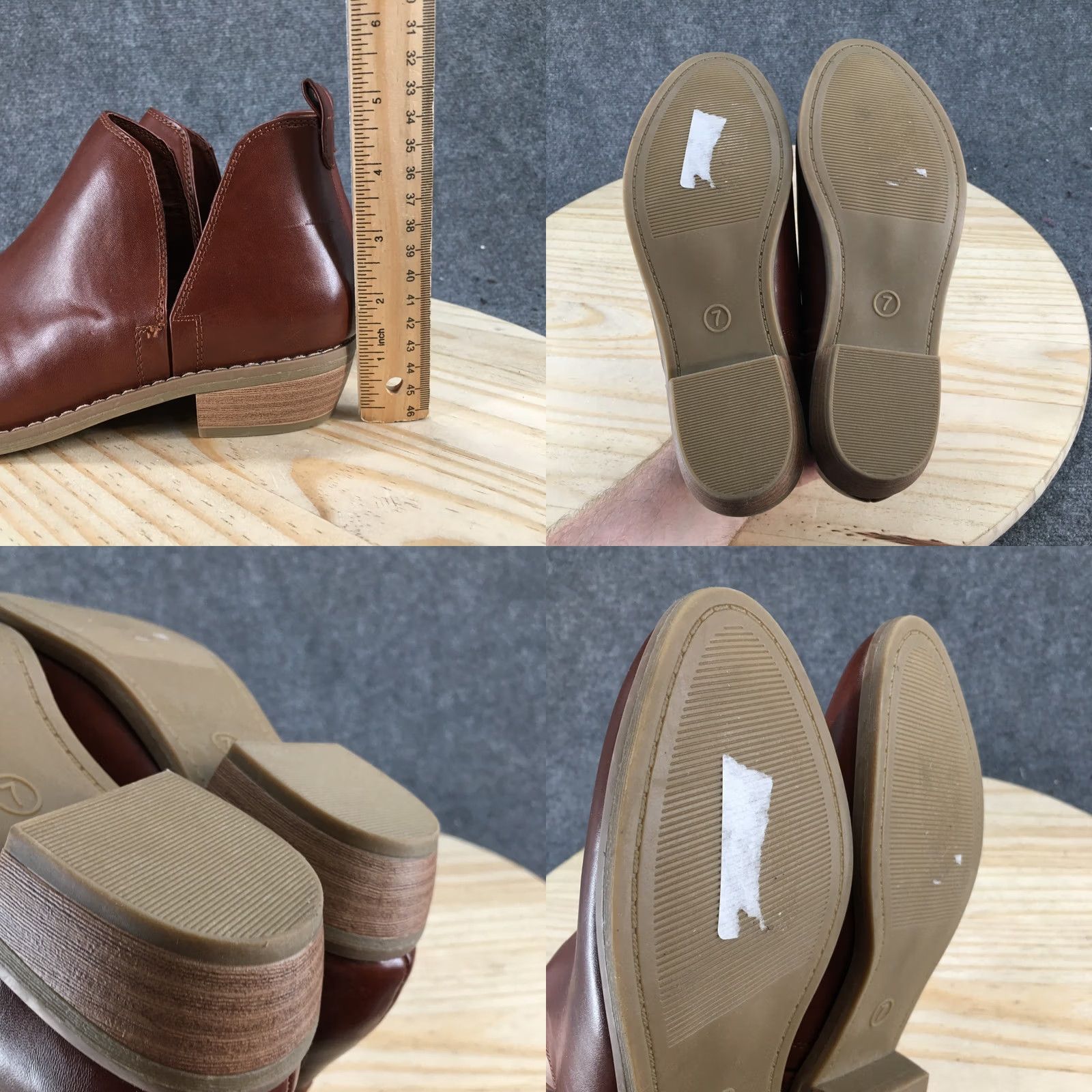 Vintage Universal Thread Boots Womens 7 Brown Nora Ankle Bootie Slip-On Casual Shoe Model Nora Women Boots Brown Ankle Bootie Slip-On Casual Size US 7 / IT 37 - 9 Thumbnail