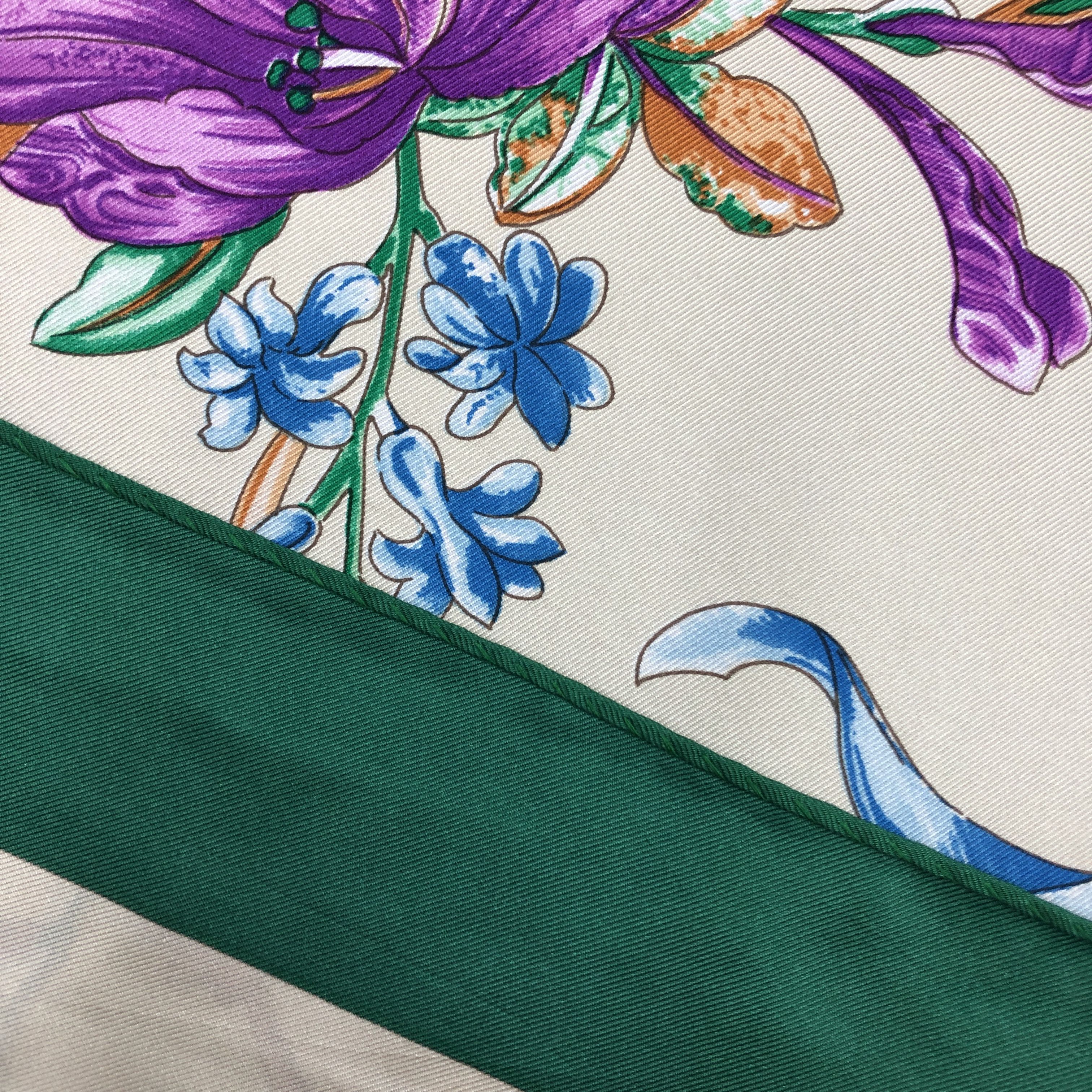 Courreges × Vintage Vintage Courreges SILK Scarf Twill Stole Wraps Scarves Size ONE SIZE - 14 Thumbnail