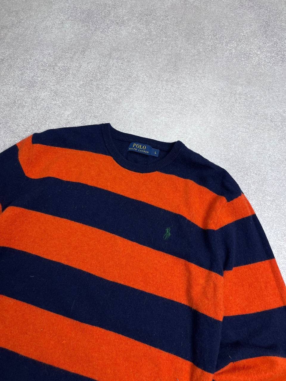 Other Vintage Polo Ralph Lauren Striped Knit Sweater Y2K L Size US L / EU 52-54 / 3 - 2 Thumbnail