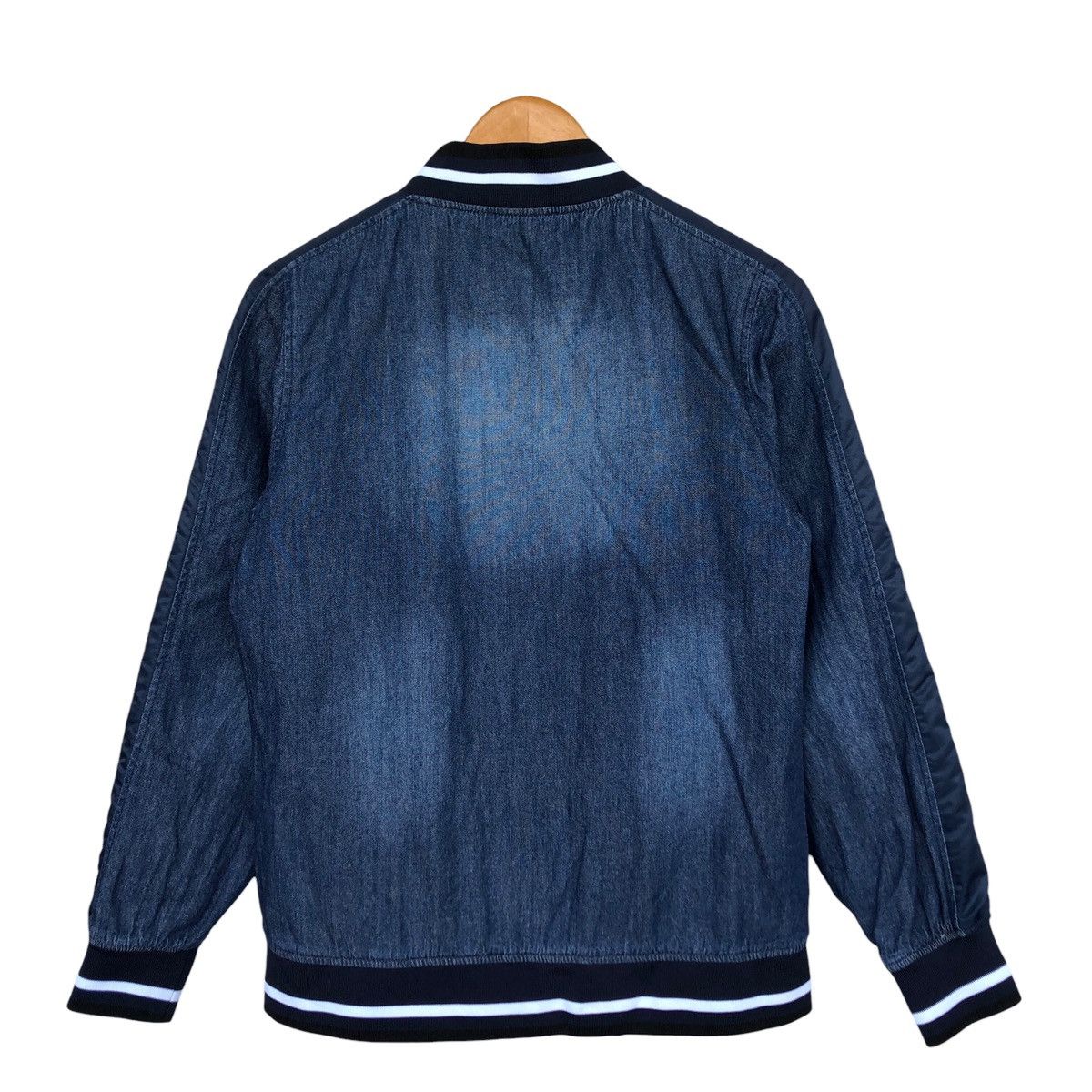 Tornado Mart 2000s japanese IN THE ATTIC homme punk denim bomber jacket Size US M / EU 48-50 / 2 - 2 Thumbnail