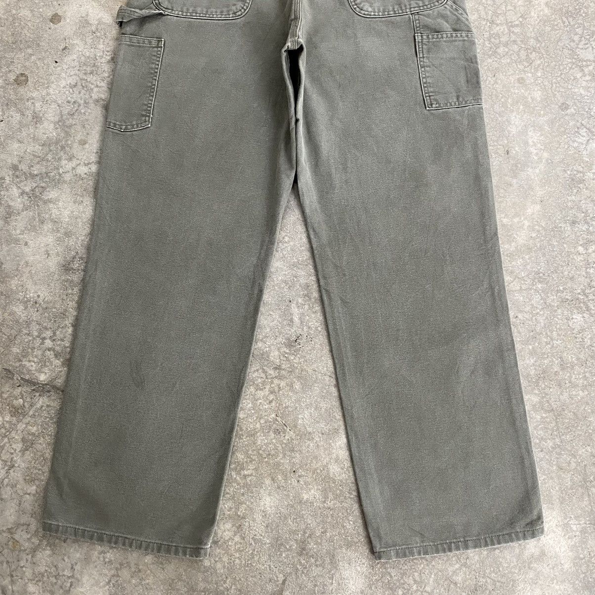 Carhartt VTG Carhartt Moss Green Carpenter Work Pants Size US 35 - 16 Thumbnail