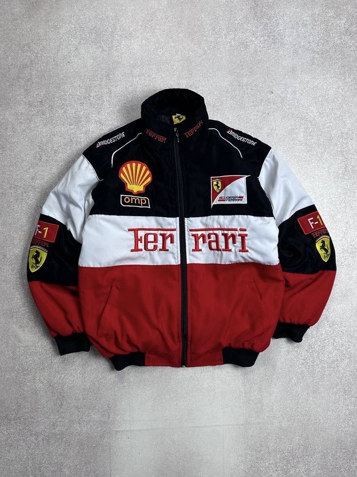 Ferrari Vintage 90s Ferarri Racing Y2K F-1 Jacket M Size US M / EU 48-50 / 2 - 1 Thumbnail