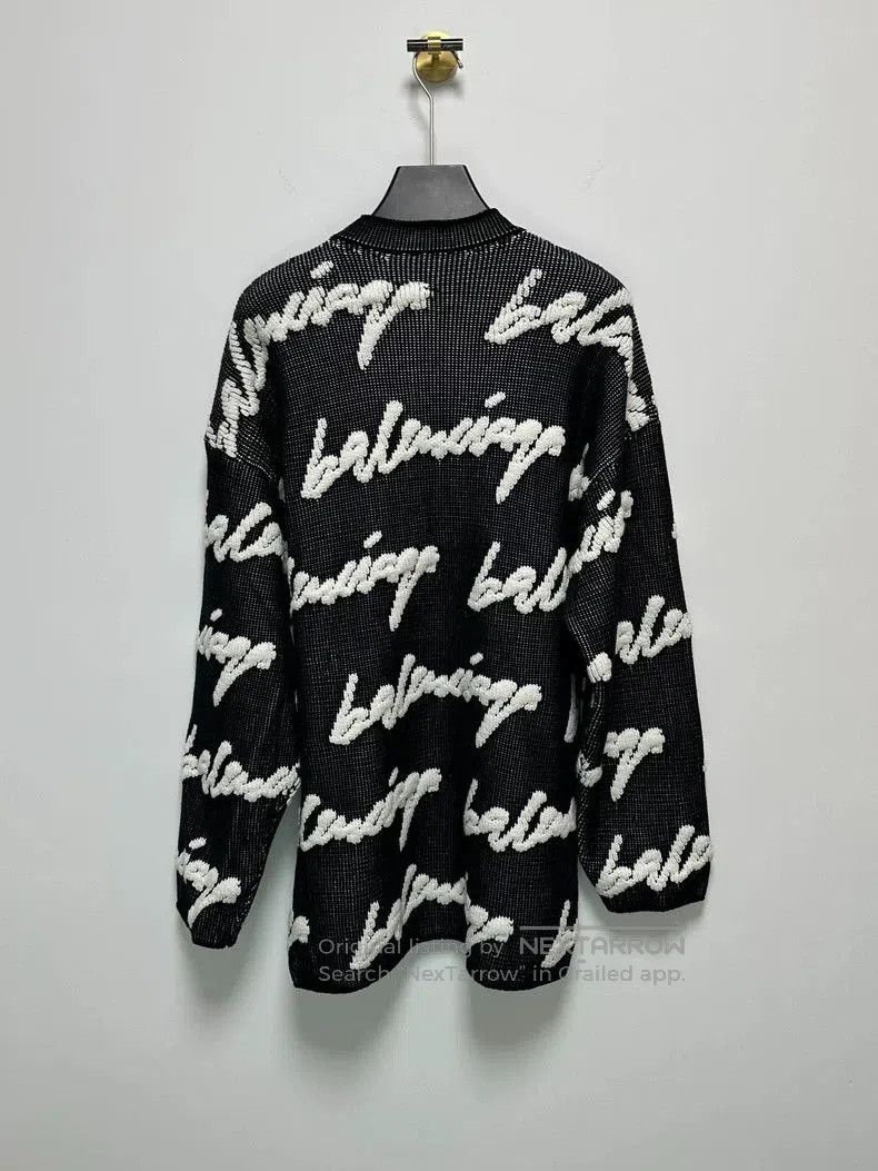 Balenciaga Balenciaga Script Logo Barrage Sweater. Size US S / EU 44-46 / 1 - 2 Thumbnail