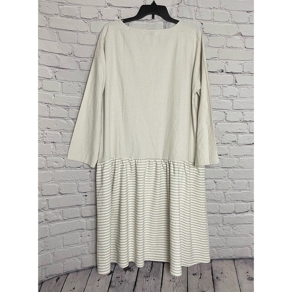 Other New Misslook Striped Dress with Peplum and Pockets Size XL Size XL / US 12-14 / IT 48-50 - 9 Thumbnail