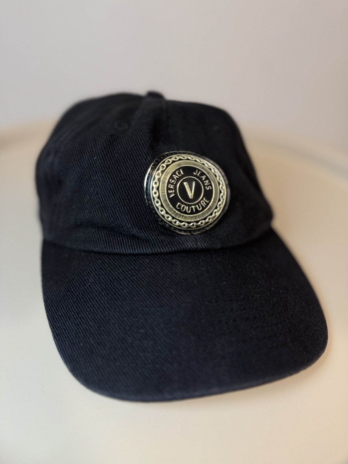Versace Jeans Couture Versace Jeans Couture Black Logo Cap – Authentic Size ONE SIZE - 2 Thumbnail