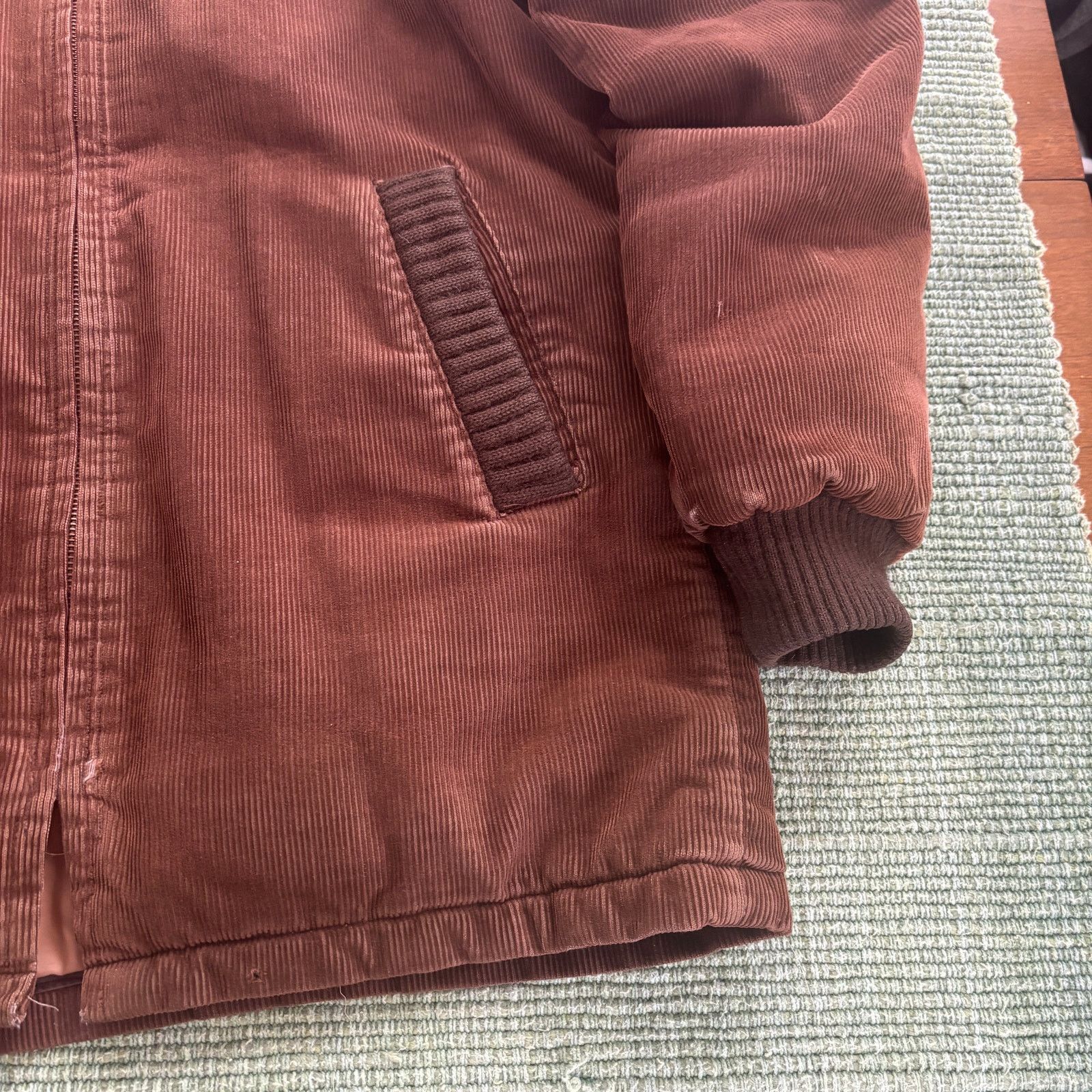 Vintage 1970s 80 Brown Corduroy Zip Up Made In Japan Jacket Sz L Size US L / EU 52-54 / 3 - 5 Thumbnail