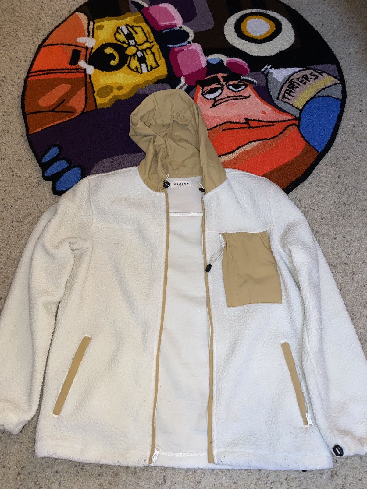 Pacsun Pacsun Sherpa White/Brown Size US S / EU 44-46 / 1 - 1 Thumbnail