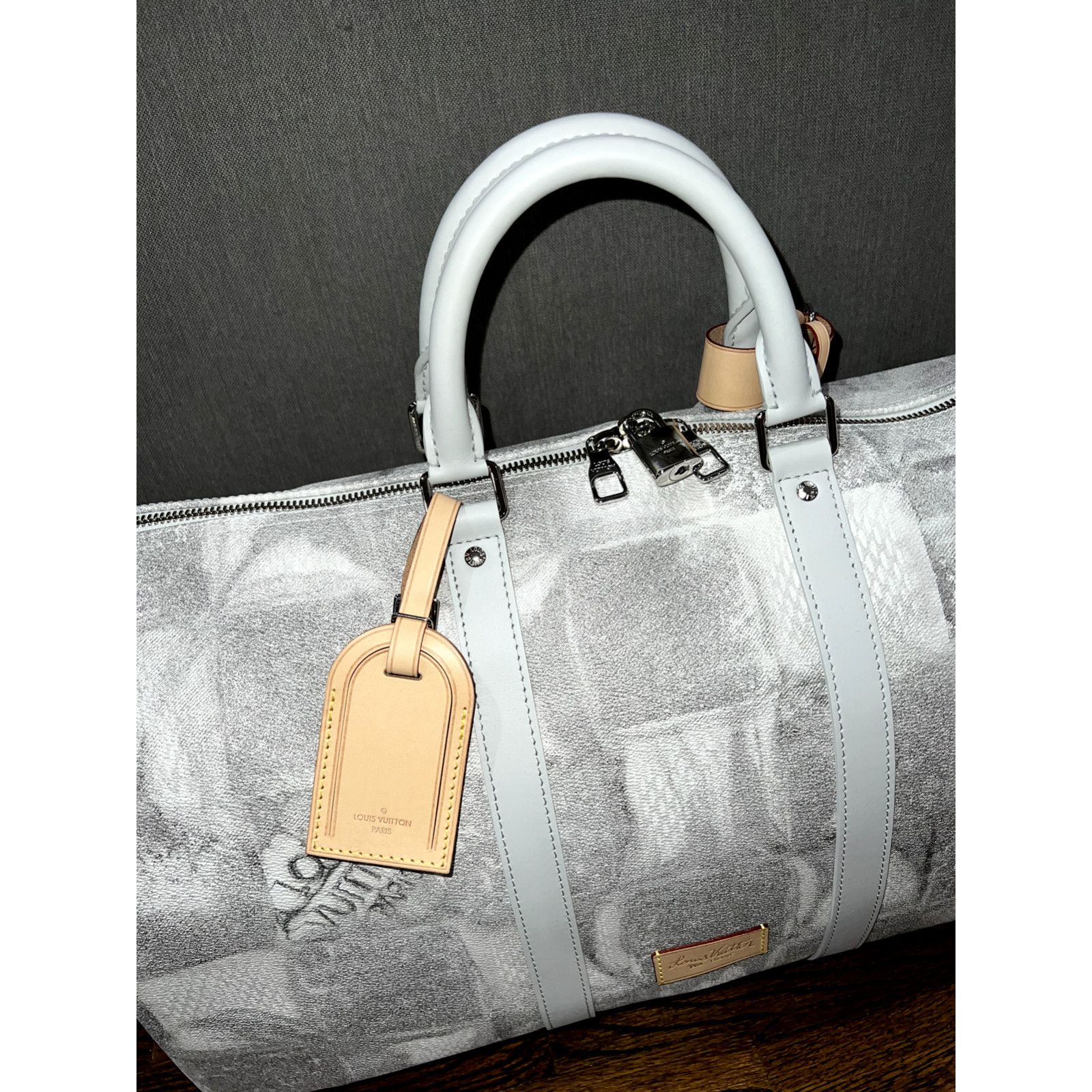 Louis Vuitton Louis Vuitton Keepall Bandouliere Logo Weekend Travel Bag Size ONE SIZE - 4 Thumbnail