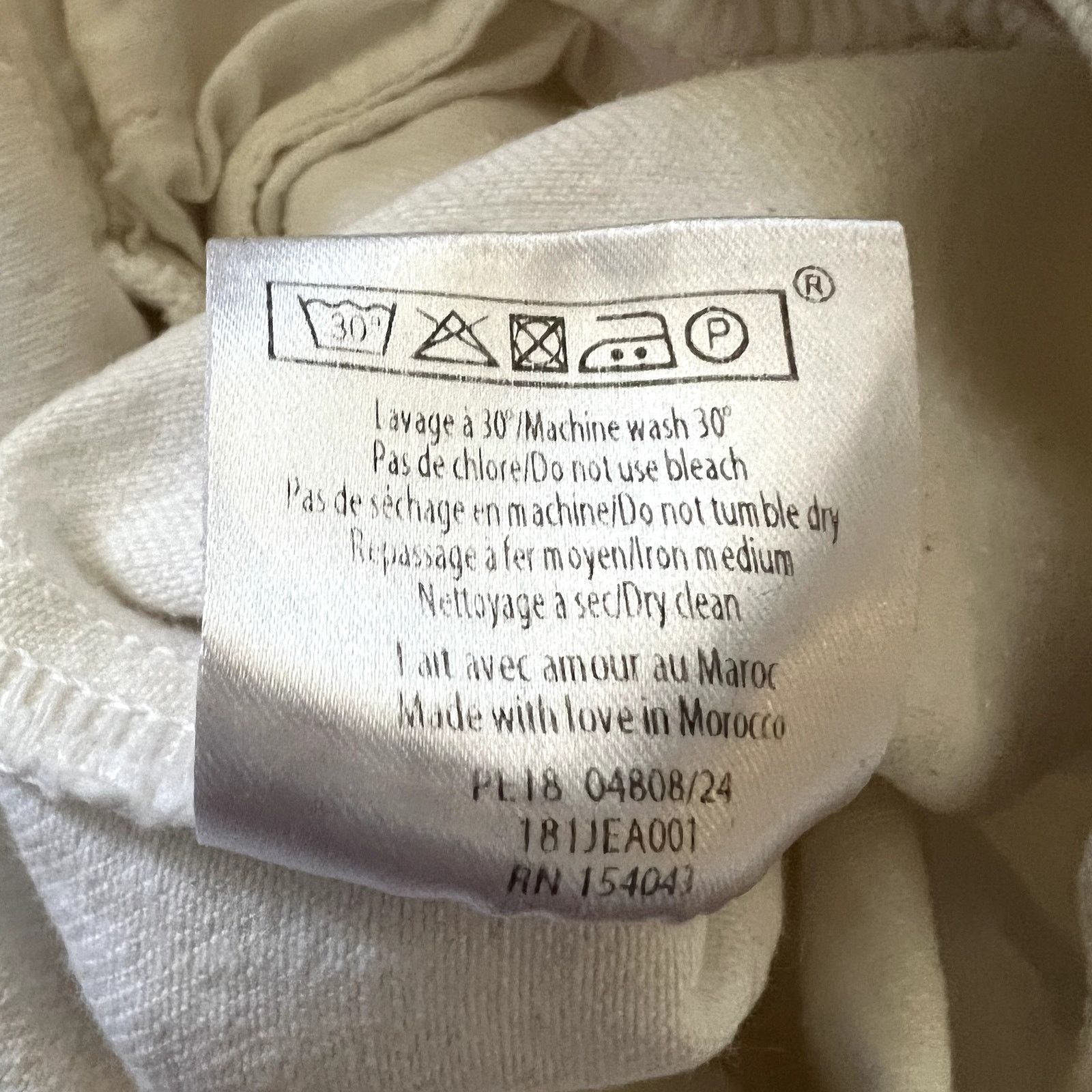 Sezane Sezane crop white jeans size 24 Size 24" / US 00 / IT 34 - 6 Thumbnail