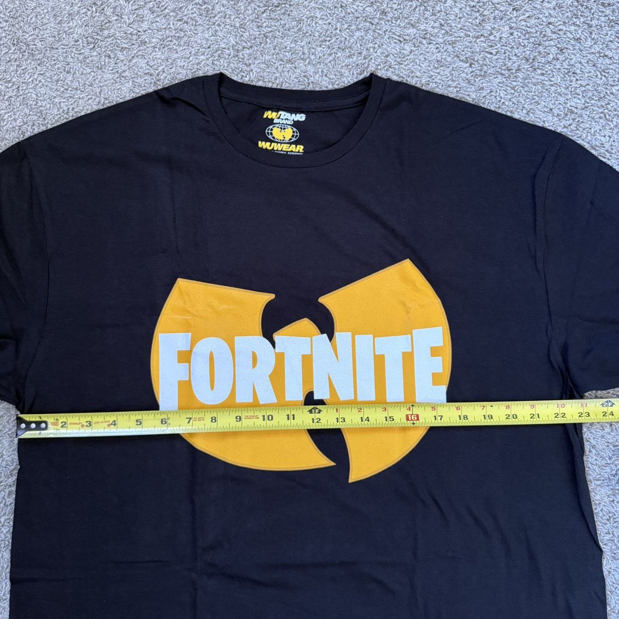 🔴Wu-Tang Shirt Size XL WuTang Fortnite Wu-Wear Black Yellow
