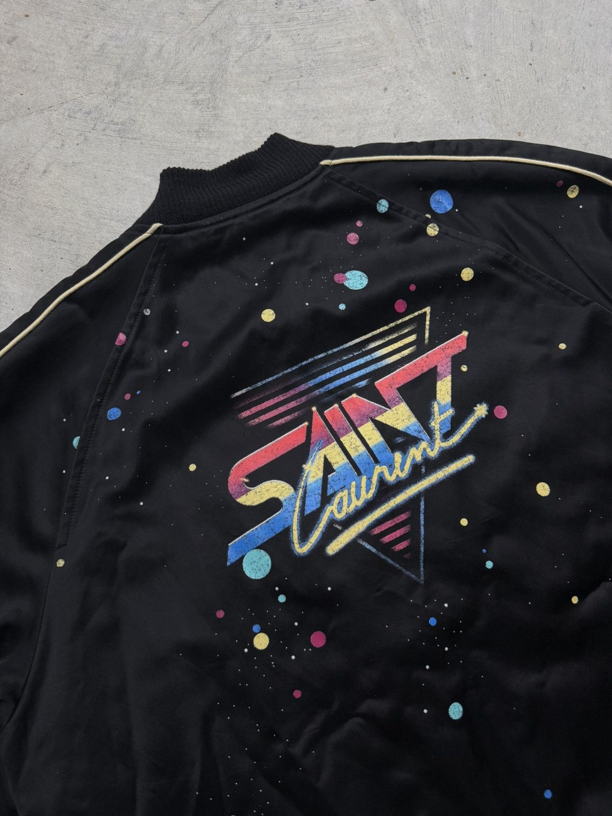 Saint Laurent Paris Saint Laurent Galaxy Logo Teddy Jacket Size US L / EU 52-54 / 3 - 5 Thumbnail