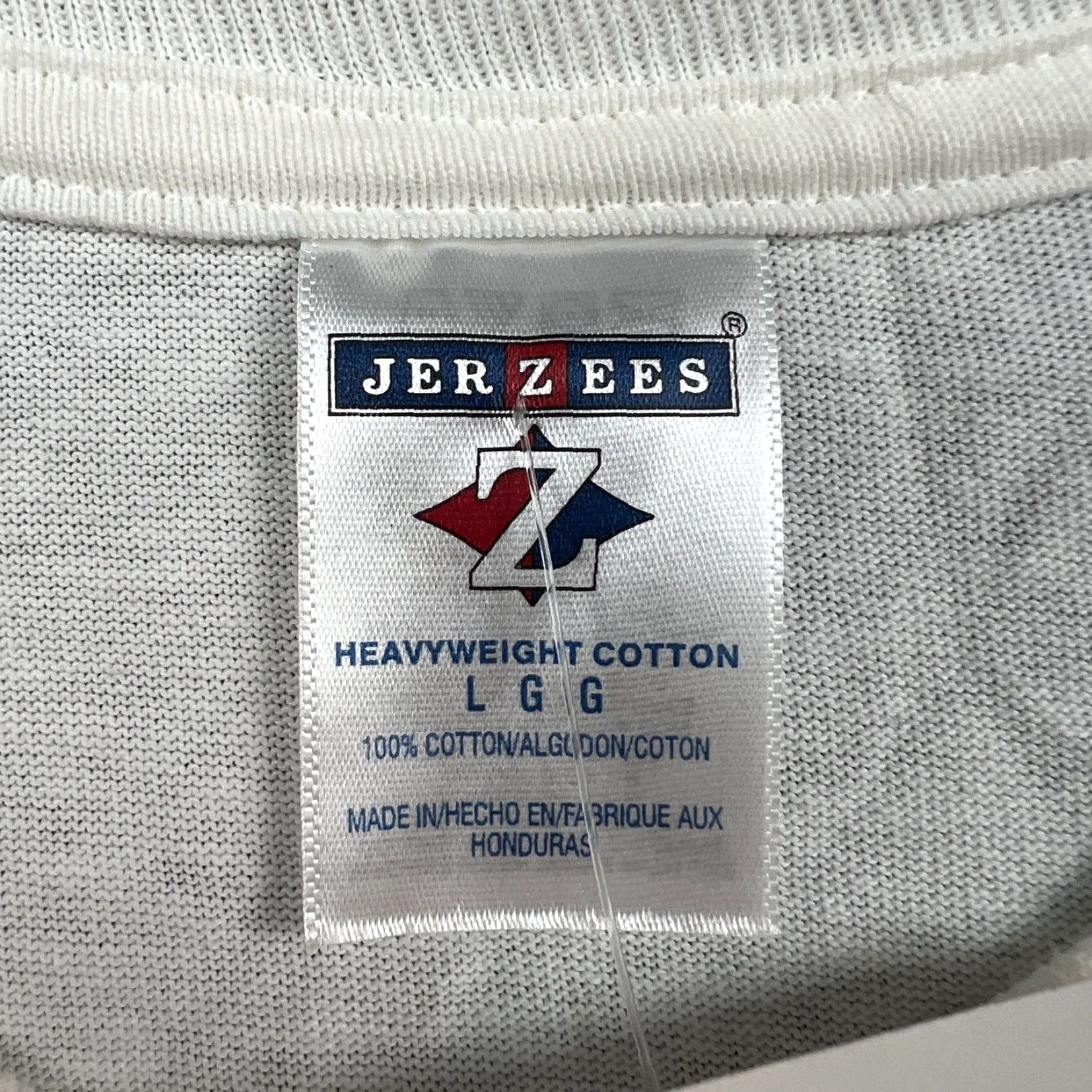 Jerzees VTG NWT Ohio State Buckeyes The Horseshoe Stadium T-Shirt Mens Large White Crew Neck Graphic Print 100% Cotton Buckeye Mens Size US L / EU 52-54 / 3 - 2 Thumbnail