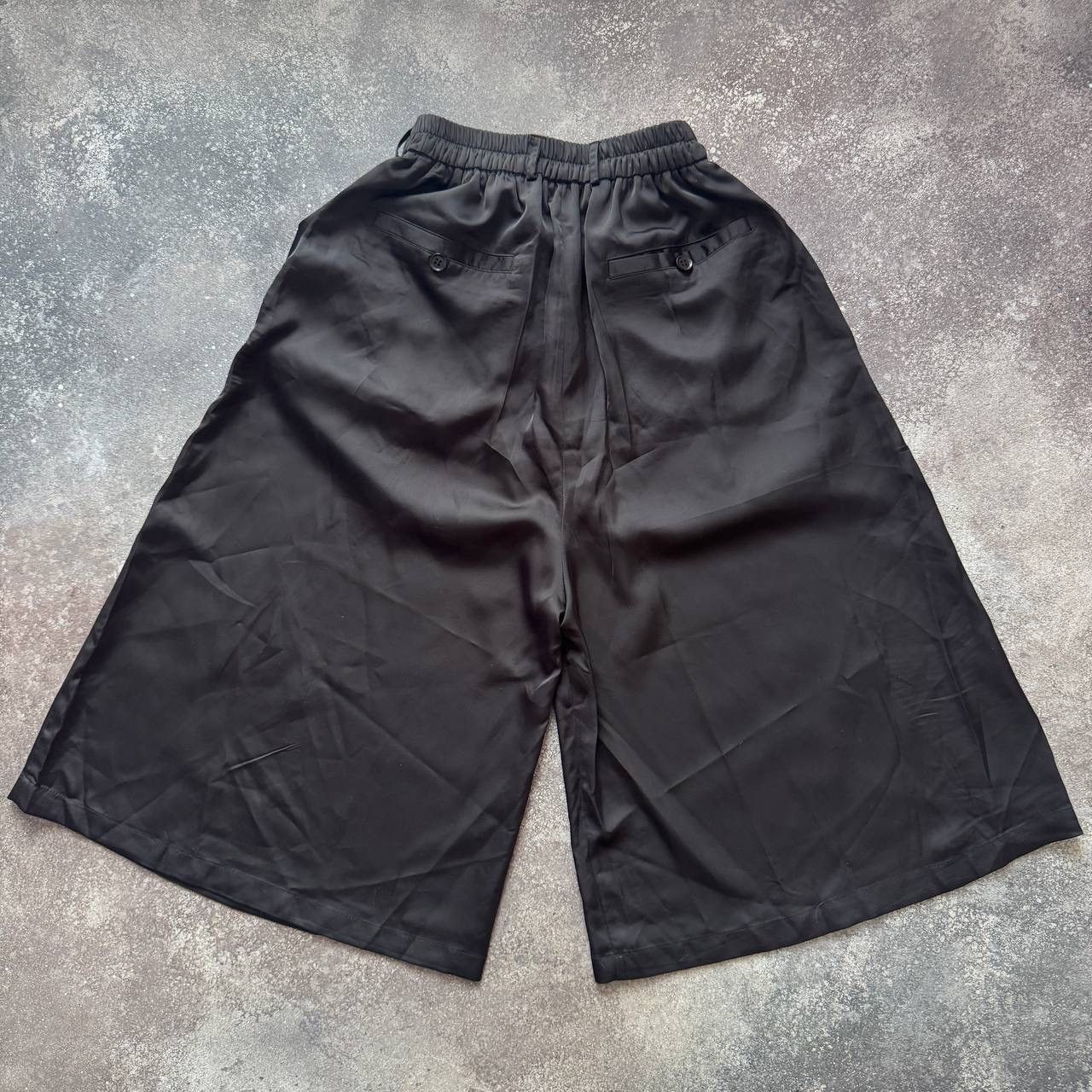 Yohji Yamamoto Yohji Yamamoto Pour Homme SS22 O-Beroko Silk Wide Shorts Size US 32 / EU 48 - 11 Thumbnail
