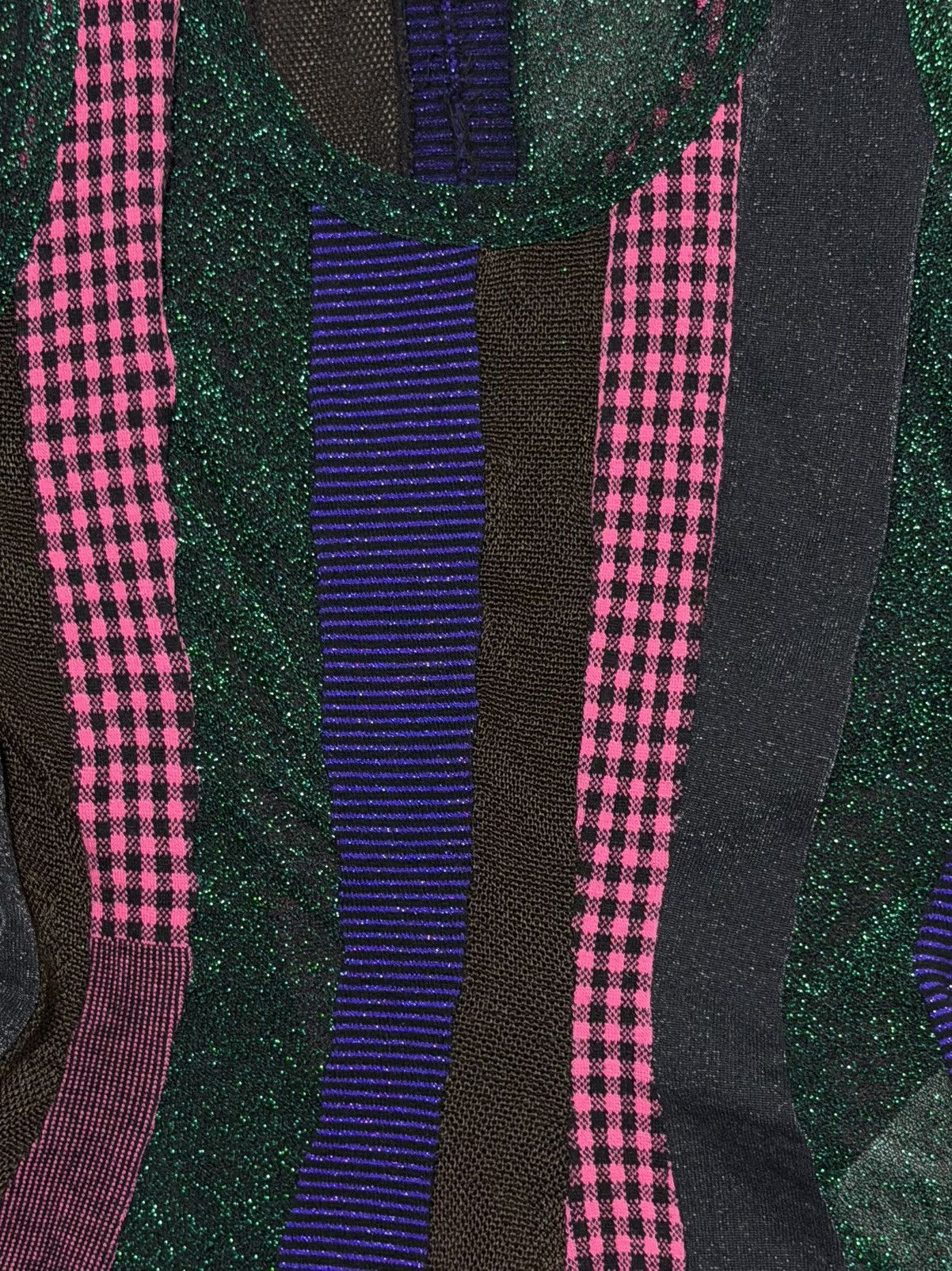 Junya Watanabe JUNYA WATANABE S/S 2006 Reconstructed Patchwork Knit Top Size S / US 4 / IT 40 - 3 Thumbnail