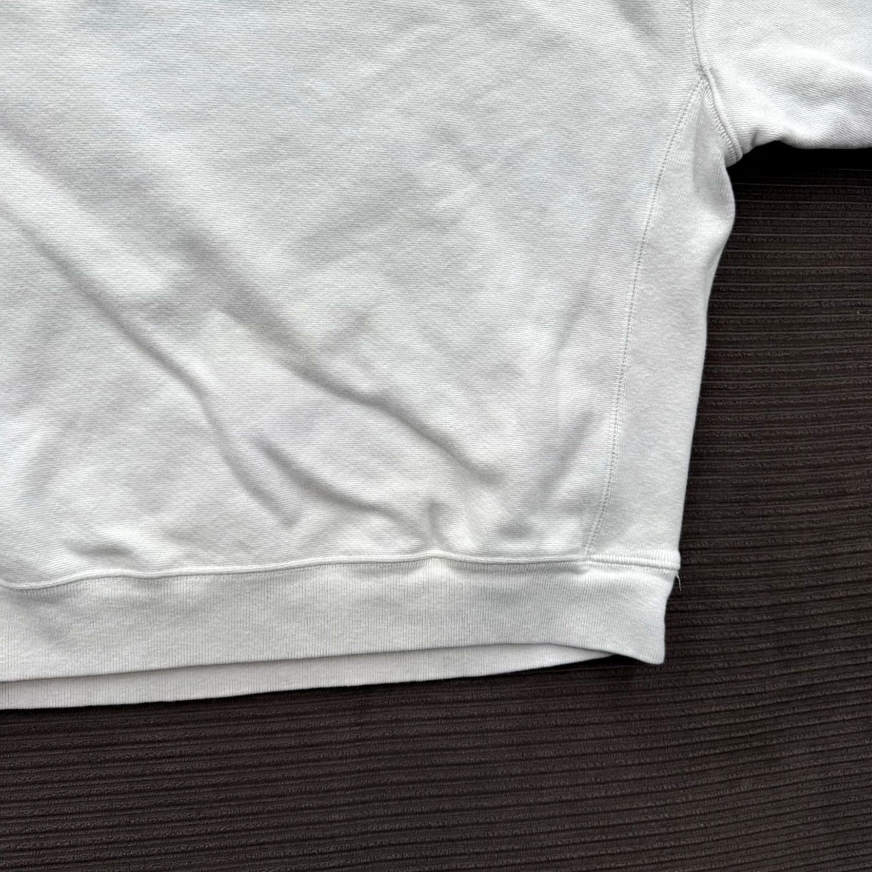 Champion Champion Sweatshirt Women XL White Cotton Pullover Crewneck Gym All Seasons Heavyweight Long Sleeve Regular Fit USA, Reverse Weave, Embroidered Logo Size XL / US 12-14 / IT 48-50 - 7 Thumbnail