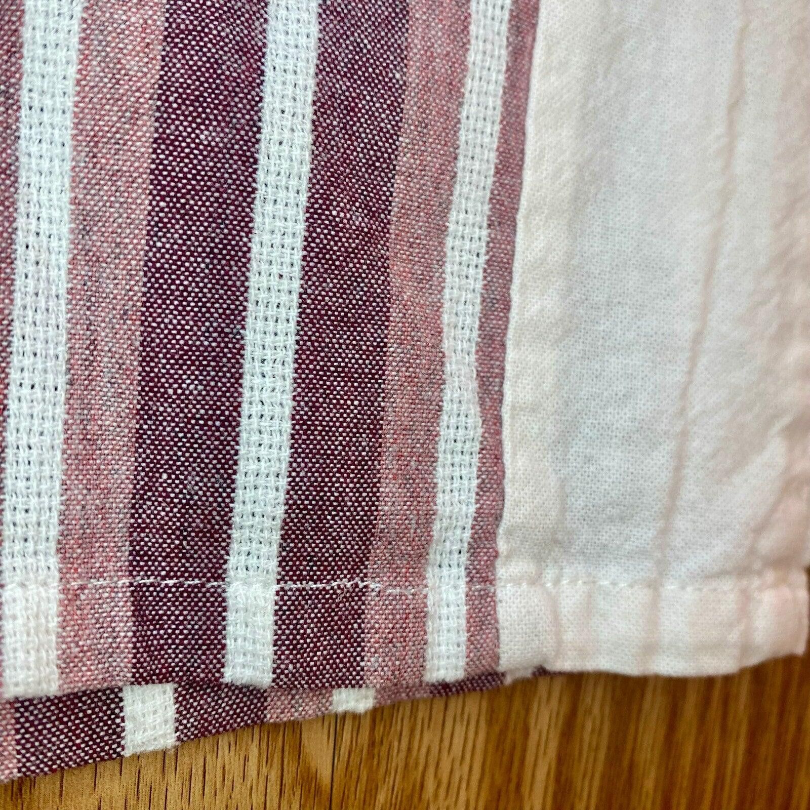 Cherry LA Cherry Paris Striped Pink & White Lounge Pants Womens Medium Size ONE SIZE - 10 Thumbnail