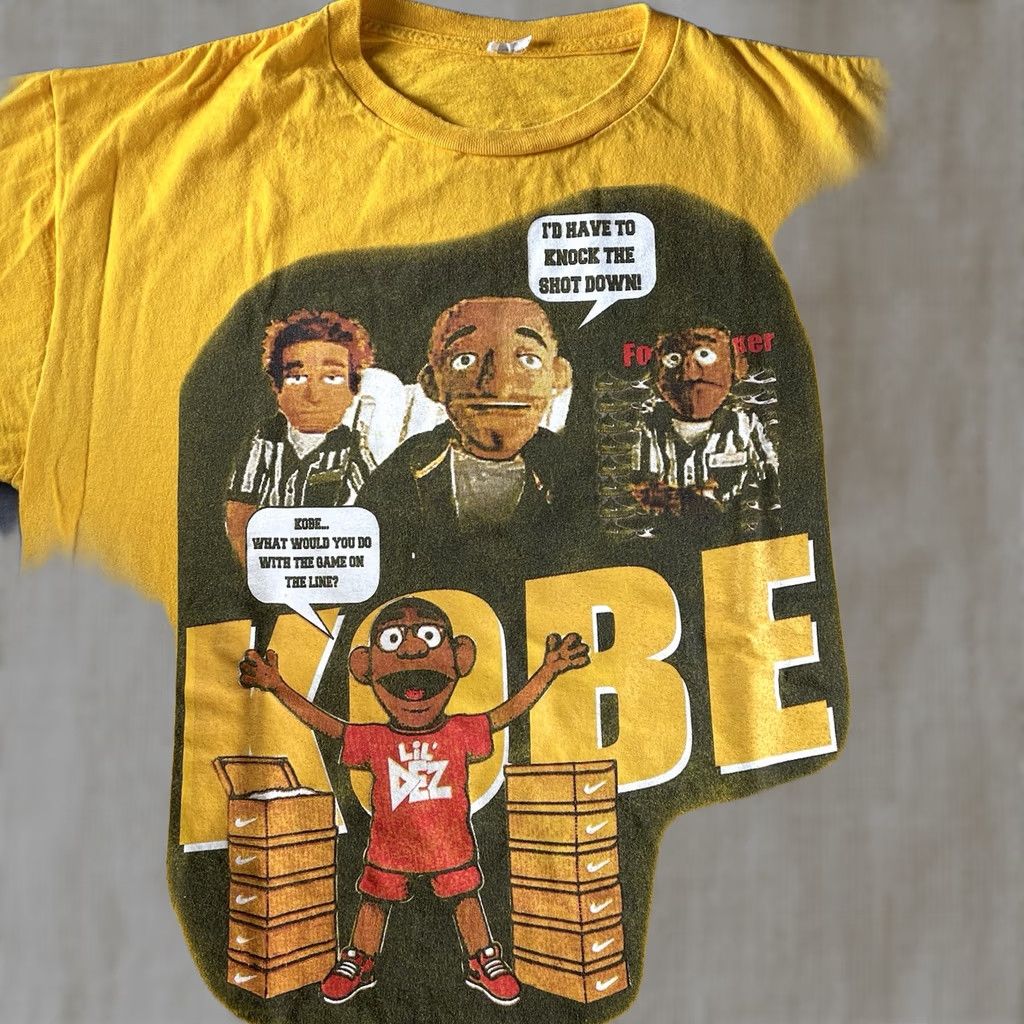 Nike Nike Shirt Men XL T-Shirt Kobe Bryant Y2K Kobenite Commercial Basketball Yellow Size US XL / EU 56 / 4 - 1 Thumbnail