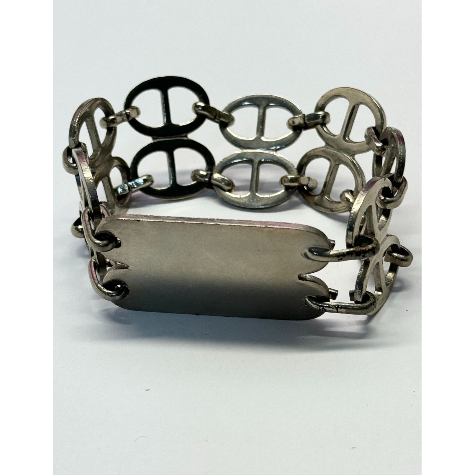 Vintage Filli Turco Napoli silver mens bracelet Size ONE SIZE - 1 Thumbnail