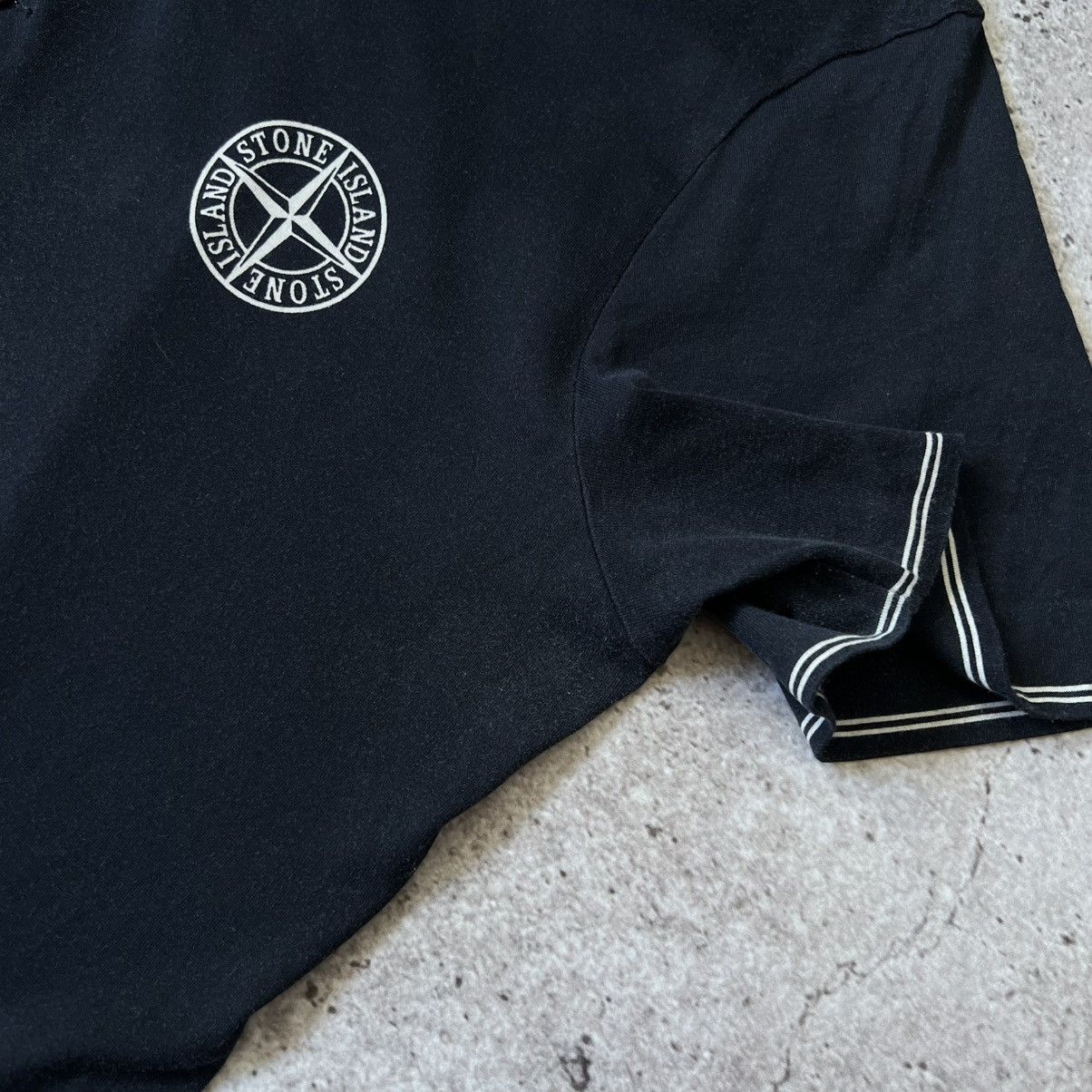 Stone Island Stone Island Vintage 2008 Compass Logo Polo Shirt XL Size US L / EU 52-54 / 3 - 4 Thumbnail