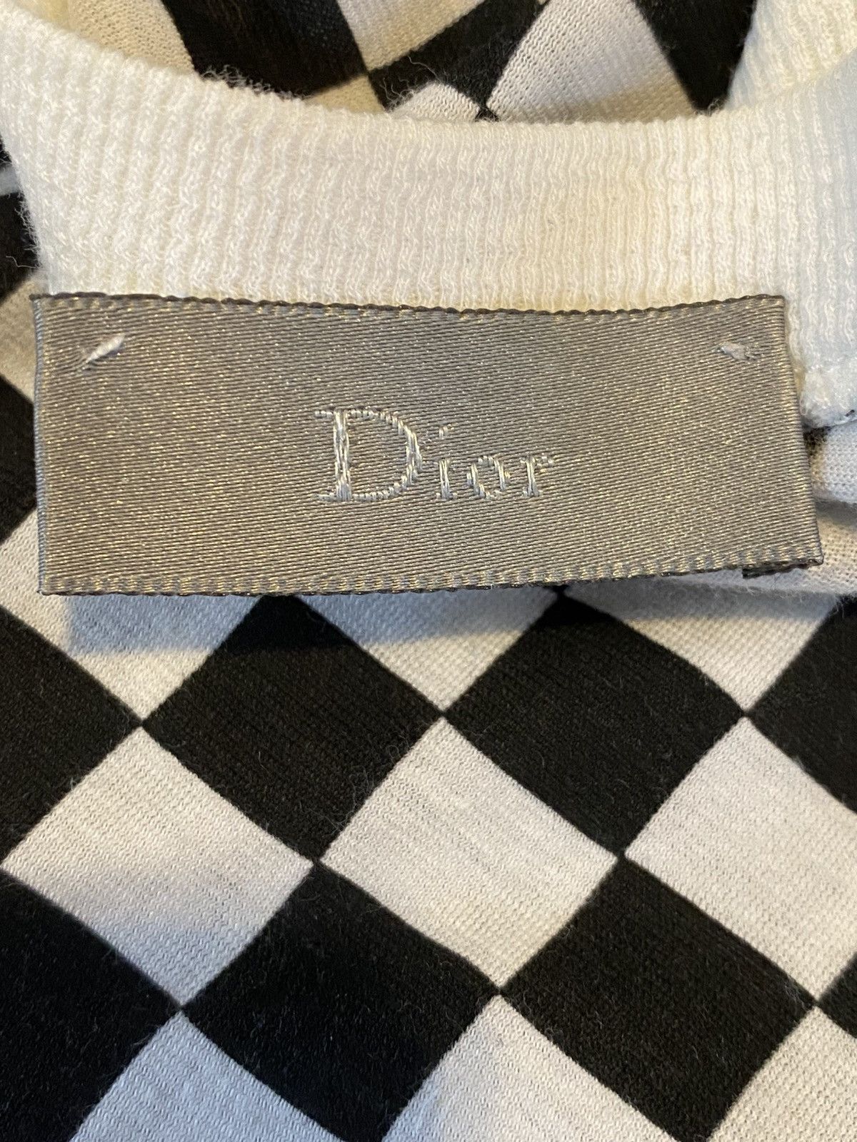 Dior SS06 Dior Checkered tee Size US S / EU 44-46 / 1 - 5 Thumbnail