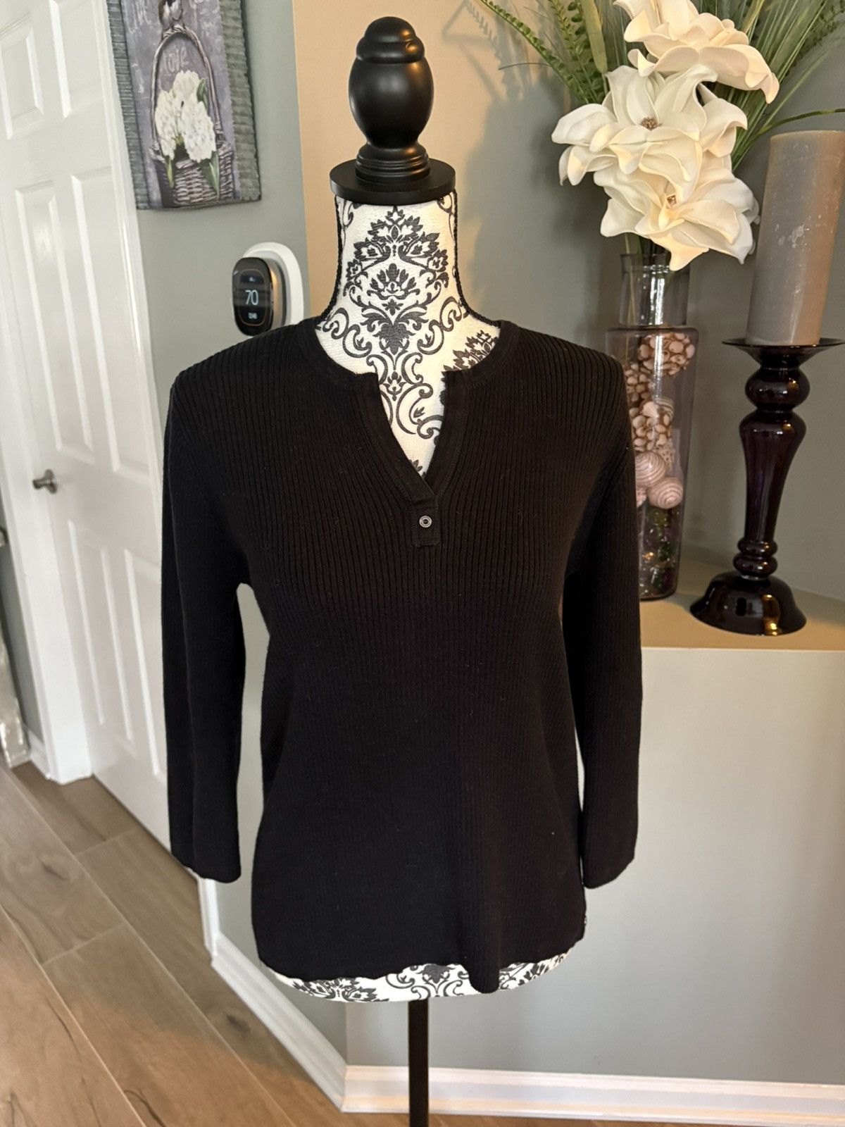 Nautica Nautica black 3/4 sleeve sweater Size M / US 6-8 / IT 42-44 - 1 Thumbnail