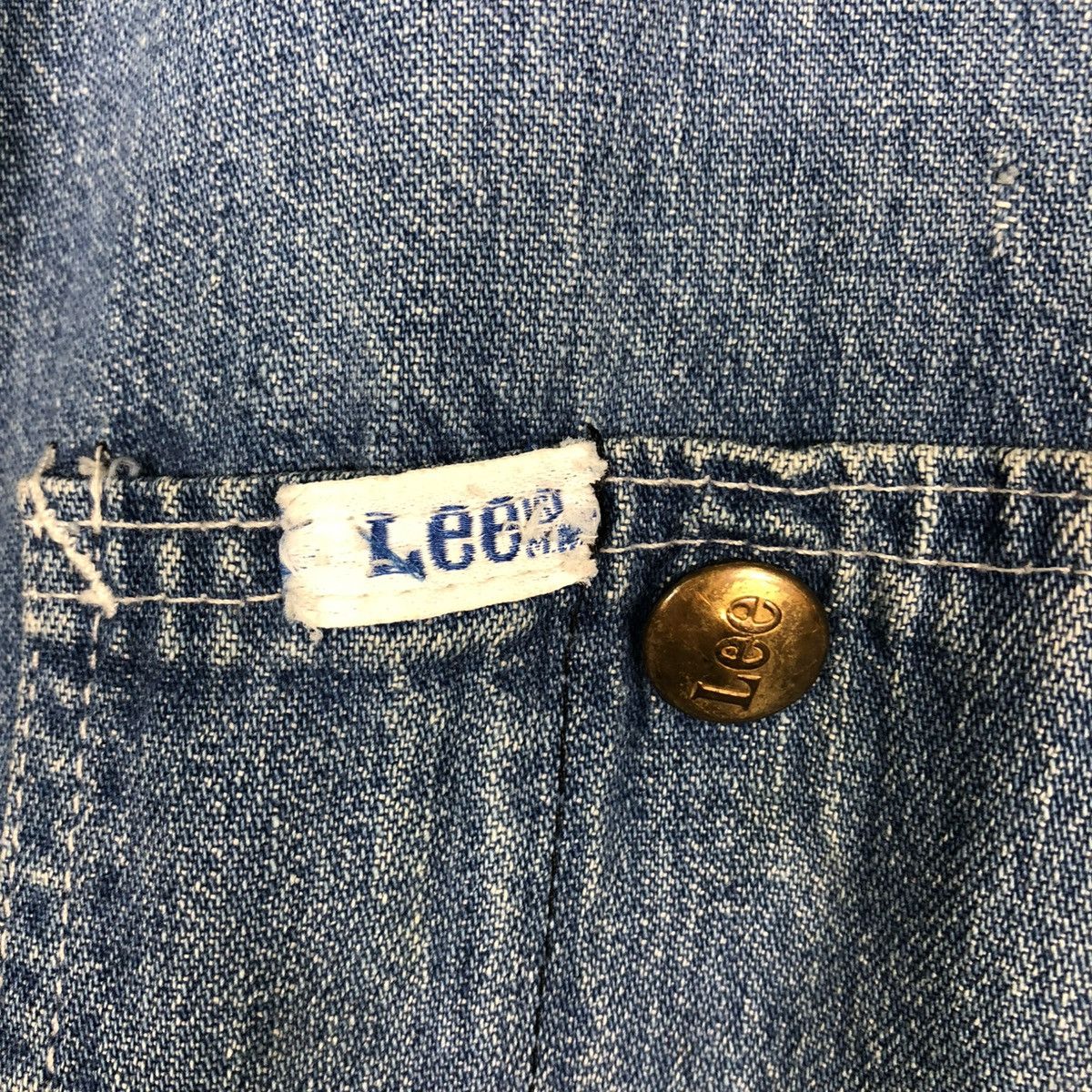 Lee 🔥VINTAGE CHORE WORKER JACKET LEE MADE IN USA BLANKET DENIM Size US M / EU 48-50 / 2 - 18 Thumbnail