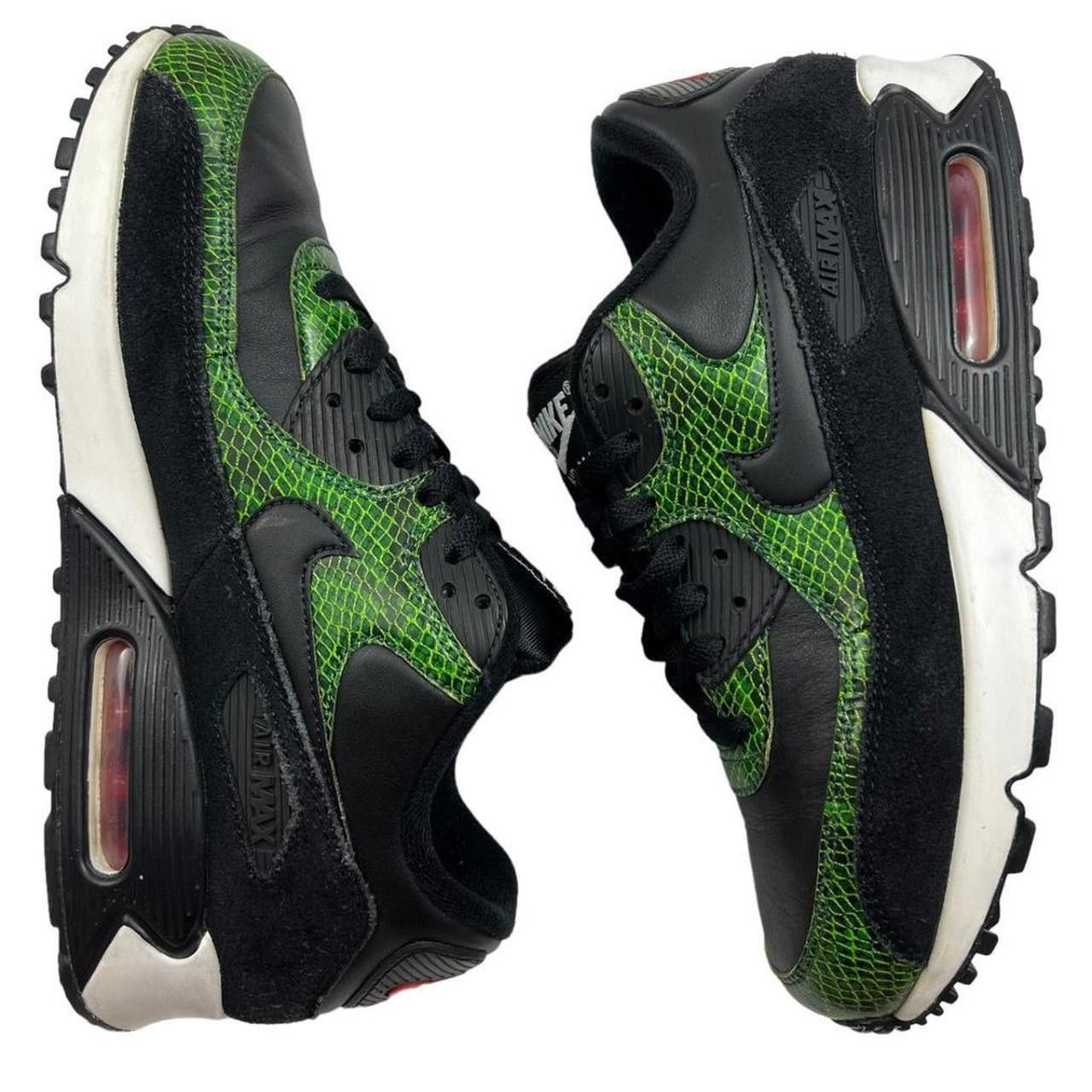 Nike Nike Air Max 90 Green Python Snakeskin - Size US 9 / EU 42.5 Size US 9 / EU 42 - 4 Thumbnail