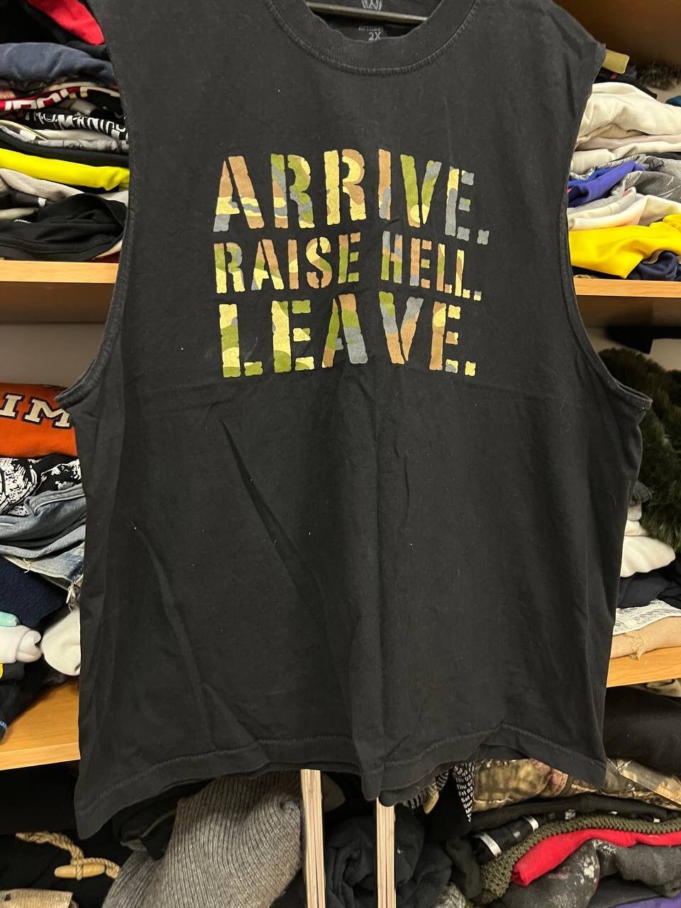 Vintage × WWE WWE Stone Cold Arrive Raise Hell Leave Tee Size US XXL / EU 58 / 5 - 4 Thumbnail