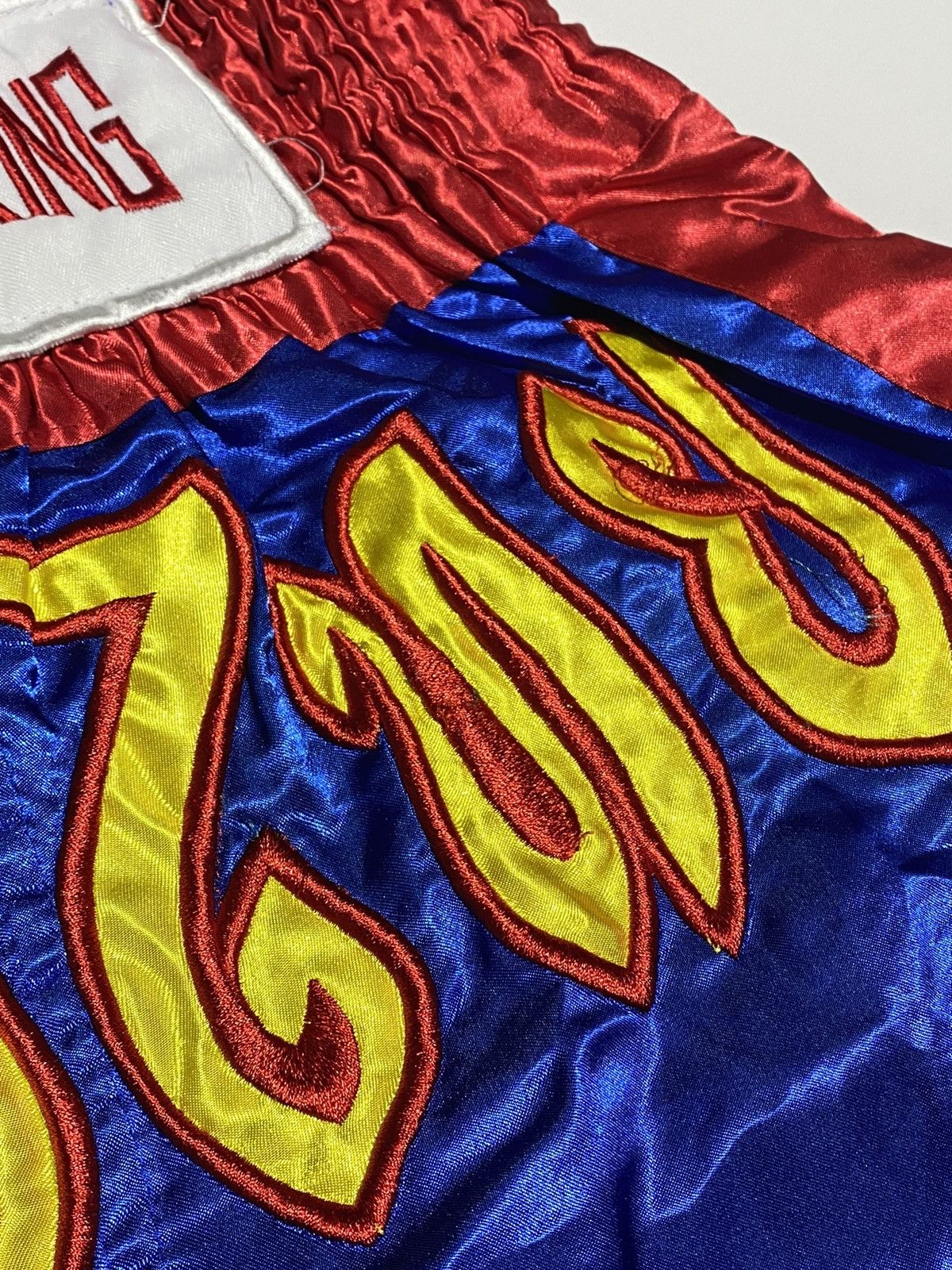 Japanese Brand × Vintage Vintage Muay Thai Boxing Shorts Size US 32 / EU 48 - 6 Thumbnail