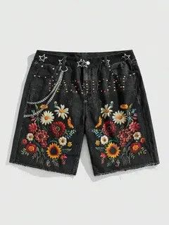 Jean Pepper x Hanai Vintage Retro Denim Jeans shorts Size US 34 / EU 50 - 5 Thumbnail