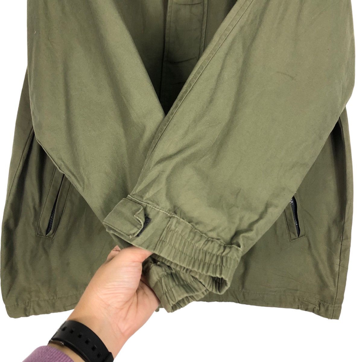 Japanese Brand 🔥Vtg Bomber Jacket Center Clease Issey Miyake Japan Size US M / EU 48-50 / 2 - 13 Thumbnail