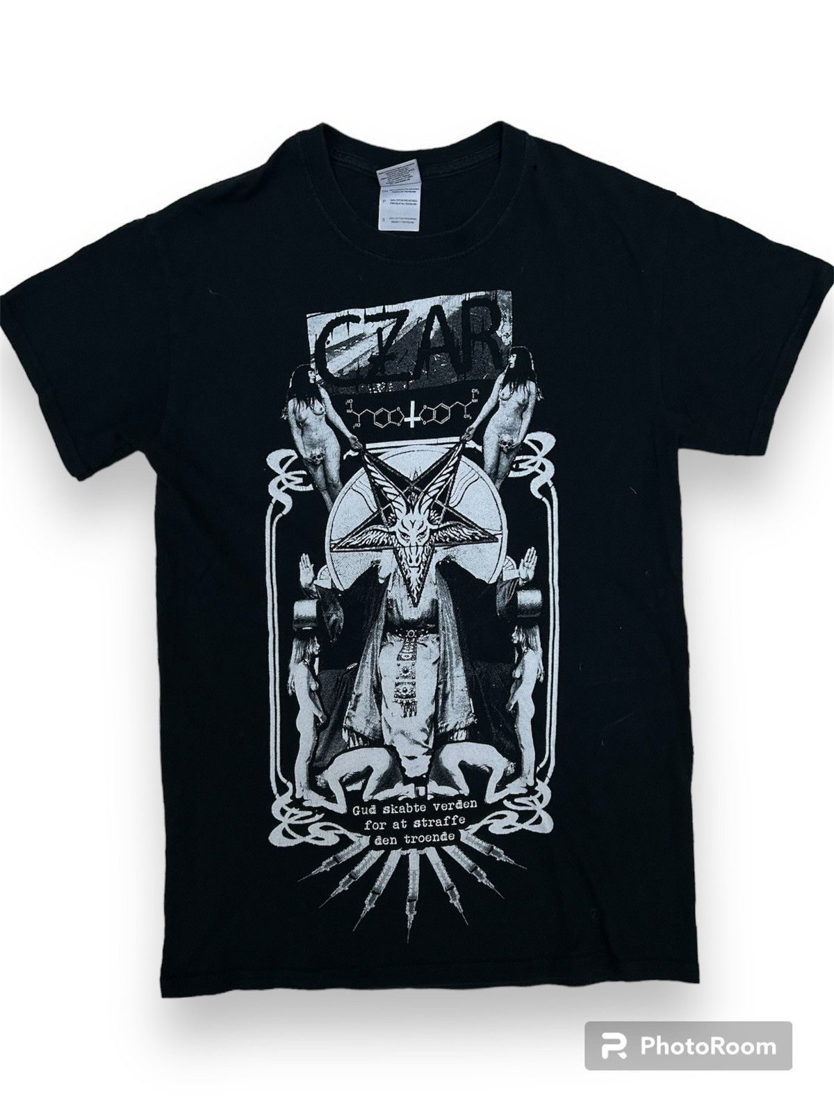 Band Tees × Vintage vintage CZAR scandinavian band tee gore goth Size US M / EU 48-50 / 2 - 1 Thumbnail