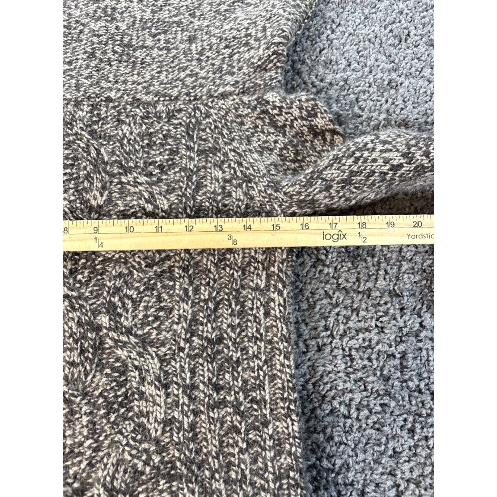 Express VINTAGE Express Turtleneck Sweater Women's Medium Brown Chunky-Knit 90s Wool Cashmere Pullover Men/Women Size M / US 6-8 / IT 42-44 - 4 Thumbnail