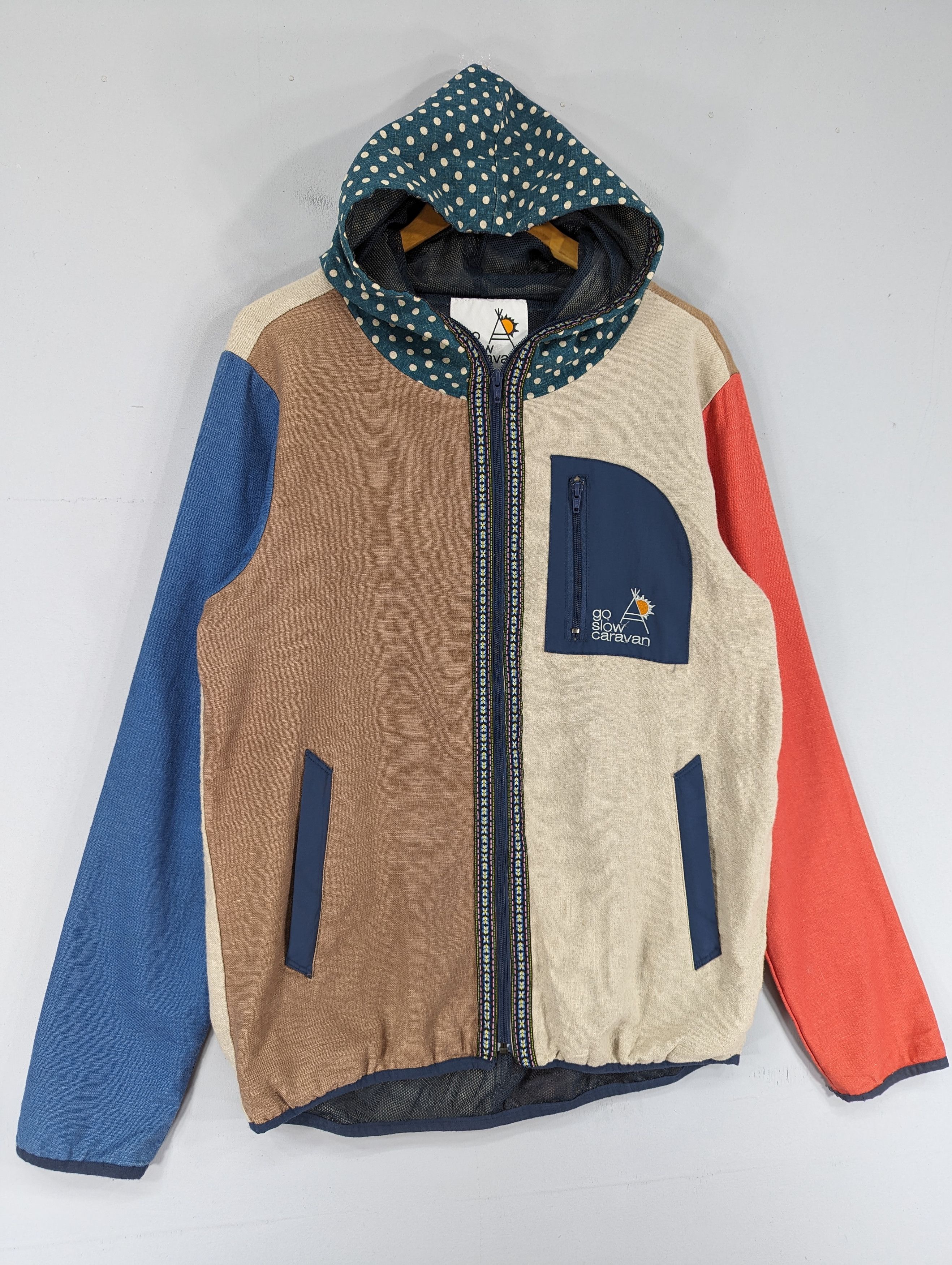 go slow caravan 🔥RARE🔥Go Slow Caravan Multicolor Zipper Hoodie Jacket Size US L / EU 52-54 / 3 - 2 Thumbnail
