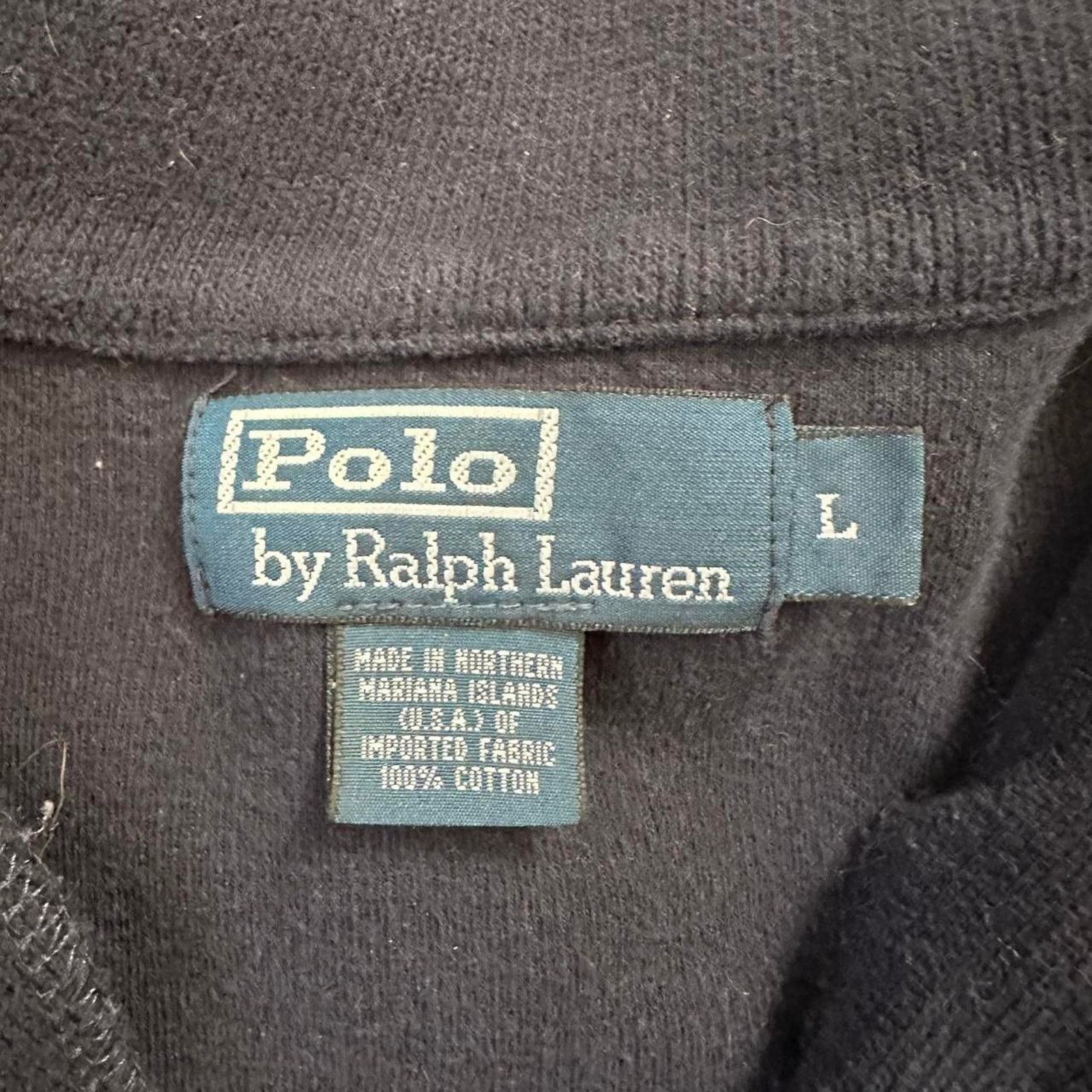 Polo Ralph Lauren Vintage Polo Ralph Lauren Quarter Zip Small Pony size L Size US L / EU 52-54 / 3 - 4 Thumbnail