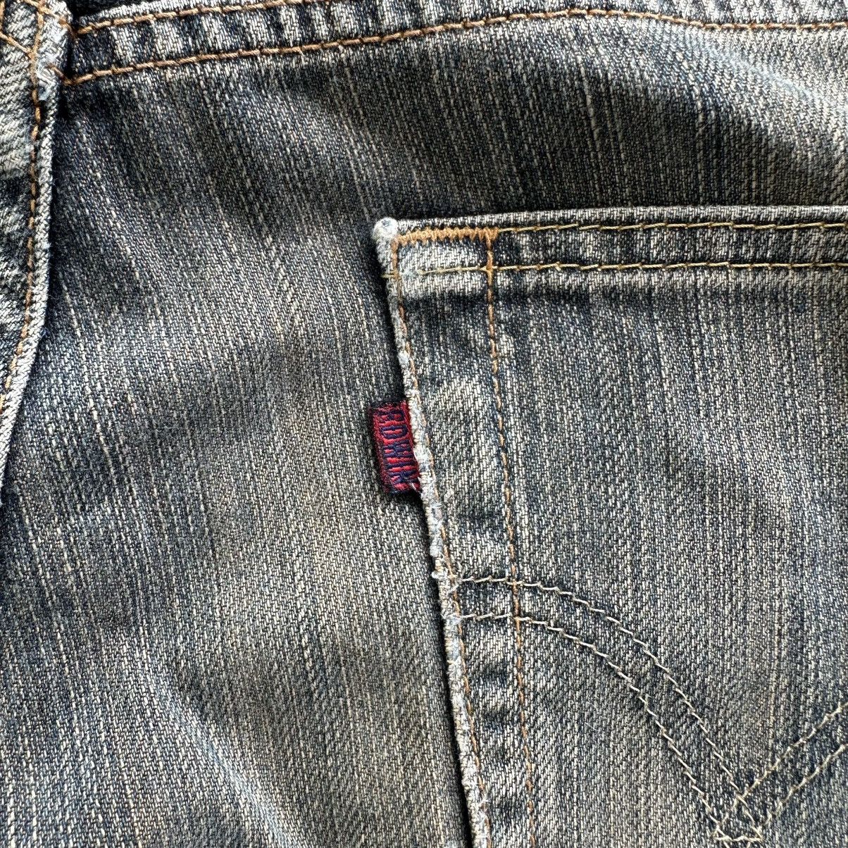 Japanese Brand Vintage Edwin Rusty Faded Distressed Denim Jean Pant Size US 34 / EU 50 - 14 Thumbnail