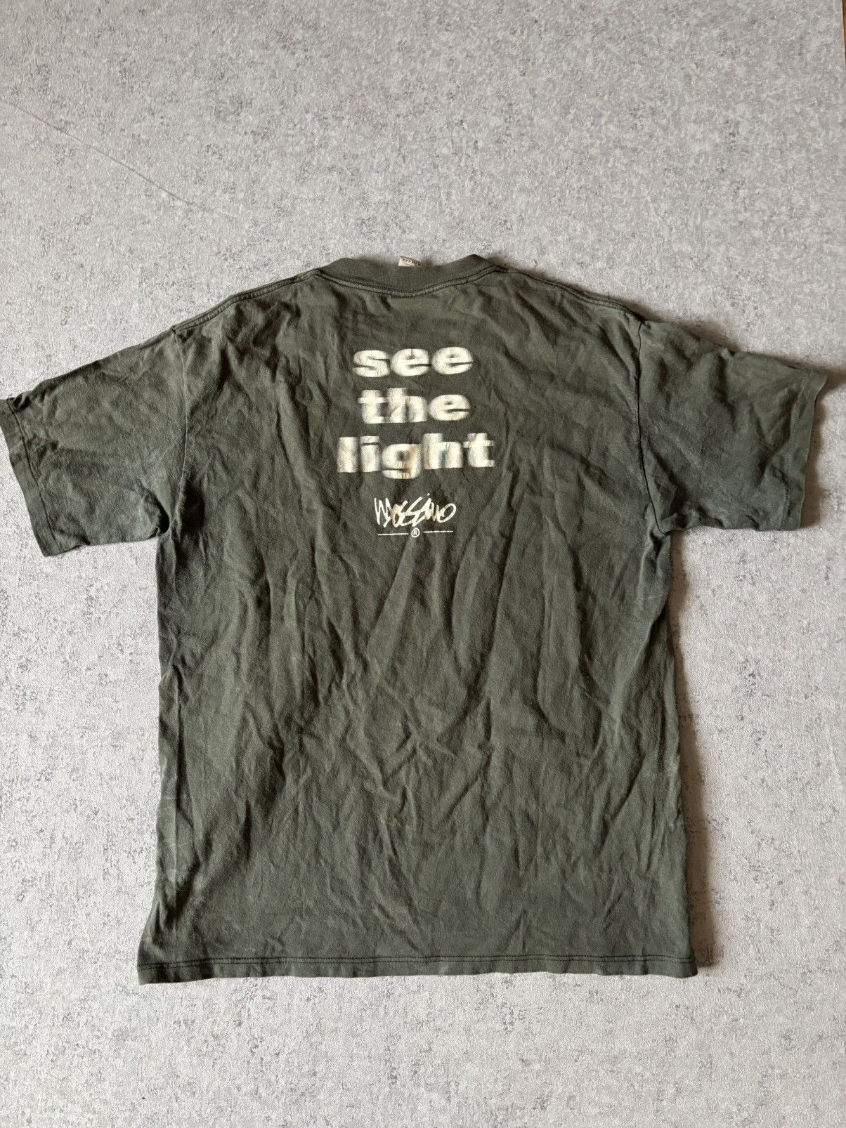 Mossimo × Vintage VINTAGE MOSSIMO “SEE THE LIGHT” DISTRESSED TEE Size US XL / EU 56 / 4 - 1 Thumbnail