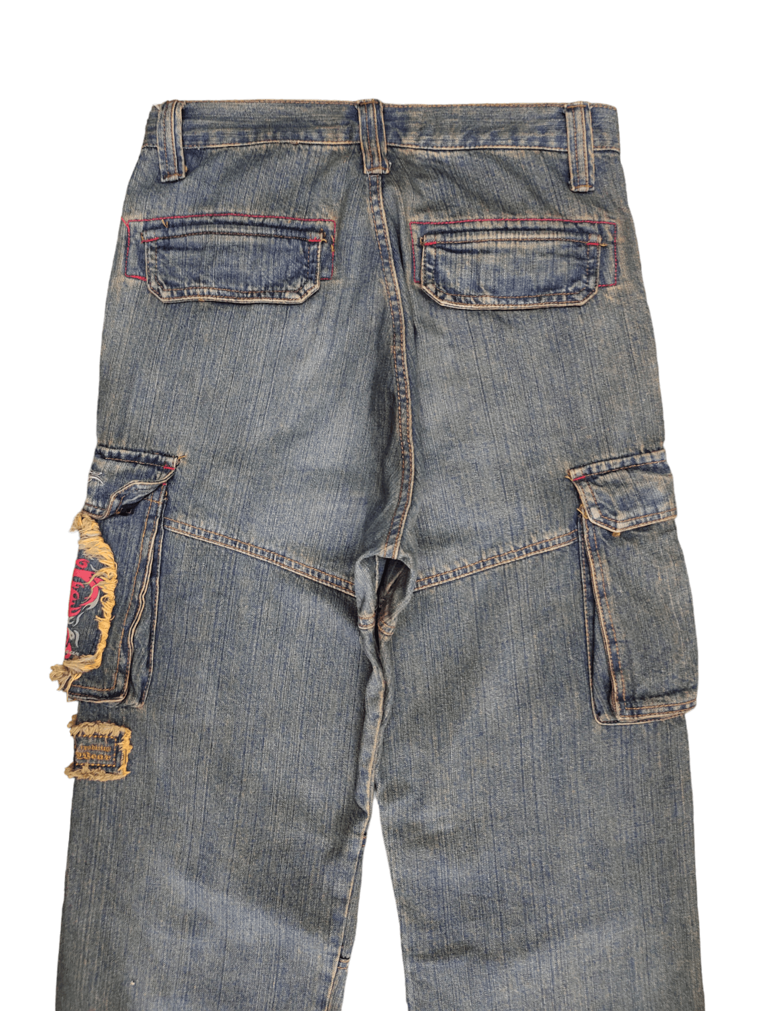 Vintage Piko Cargo Wide Leg Denim Y2k Jnco Baggy Jeans Size US 30 / EU 46 - 15 Thumbnail