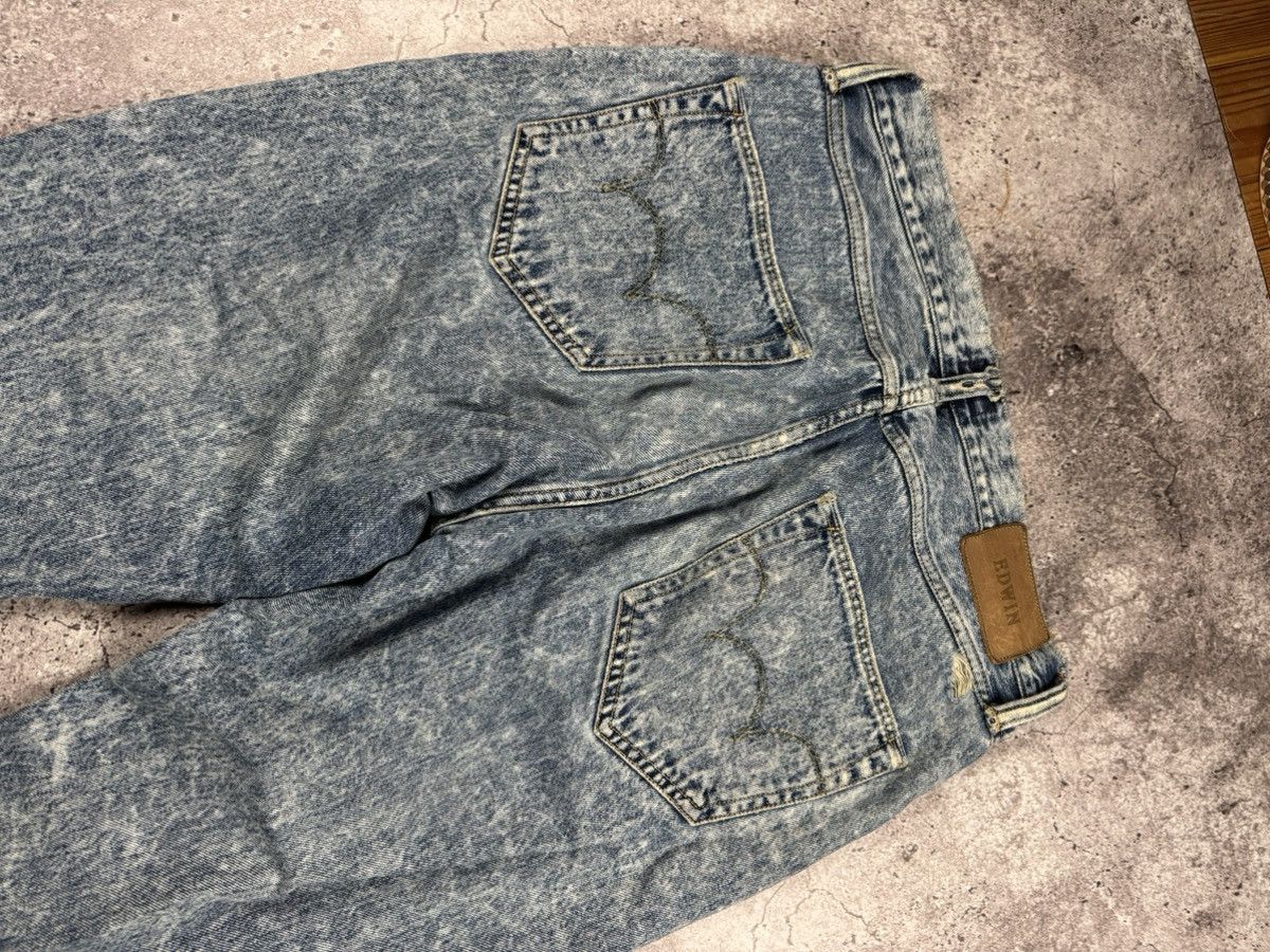 Edwin VINTAGE EDWIN WASHED DISTRESSED BAGGY SELVEDGE JAPANESSE Size US 32 / EU 48 - 13 Thumbnail