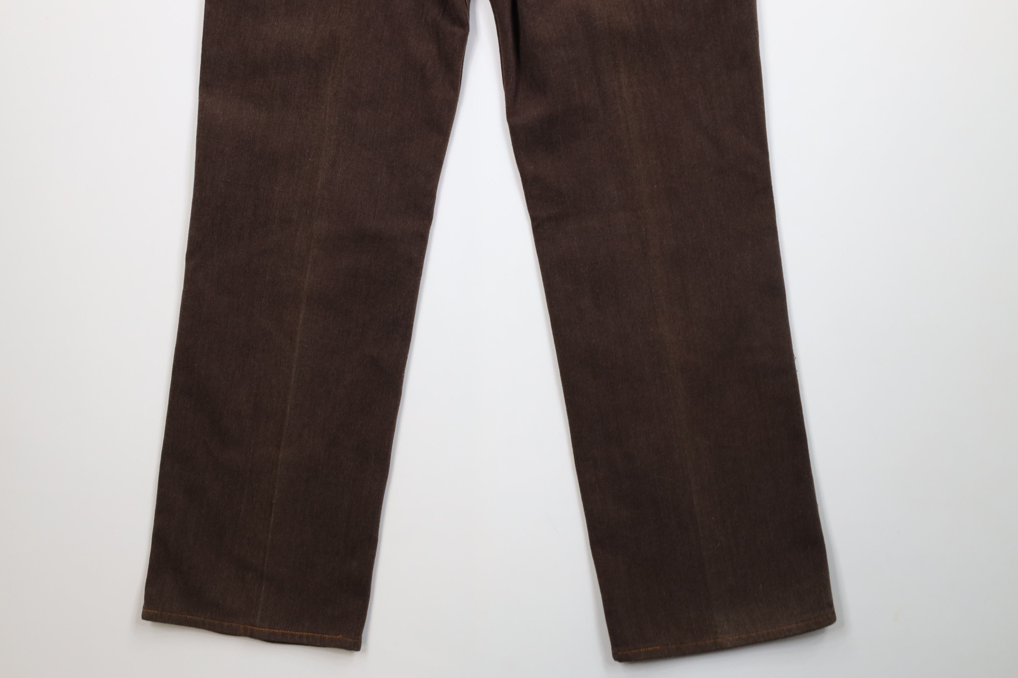 Vintage Vintage 70s Streetwear Cotton Chamois Cloth Wide Leg Pants Size US 32 / EU 48 - 12 Thumbnail