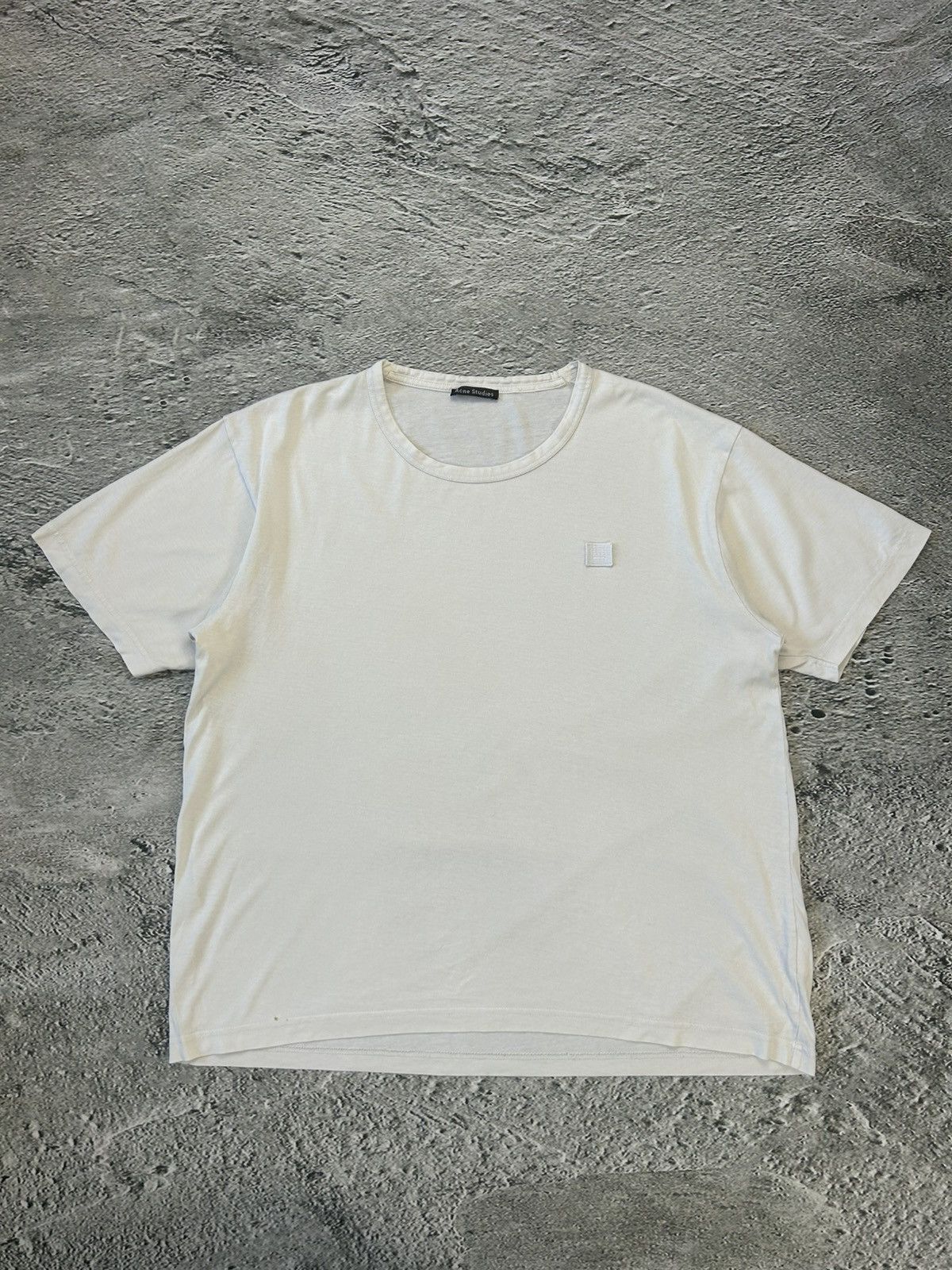 Acne Studios Acne Studios t-shirt nash face white Size US M / EU 48-50 / 2 - 1 Thumbnail