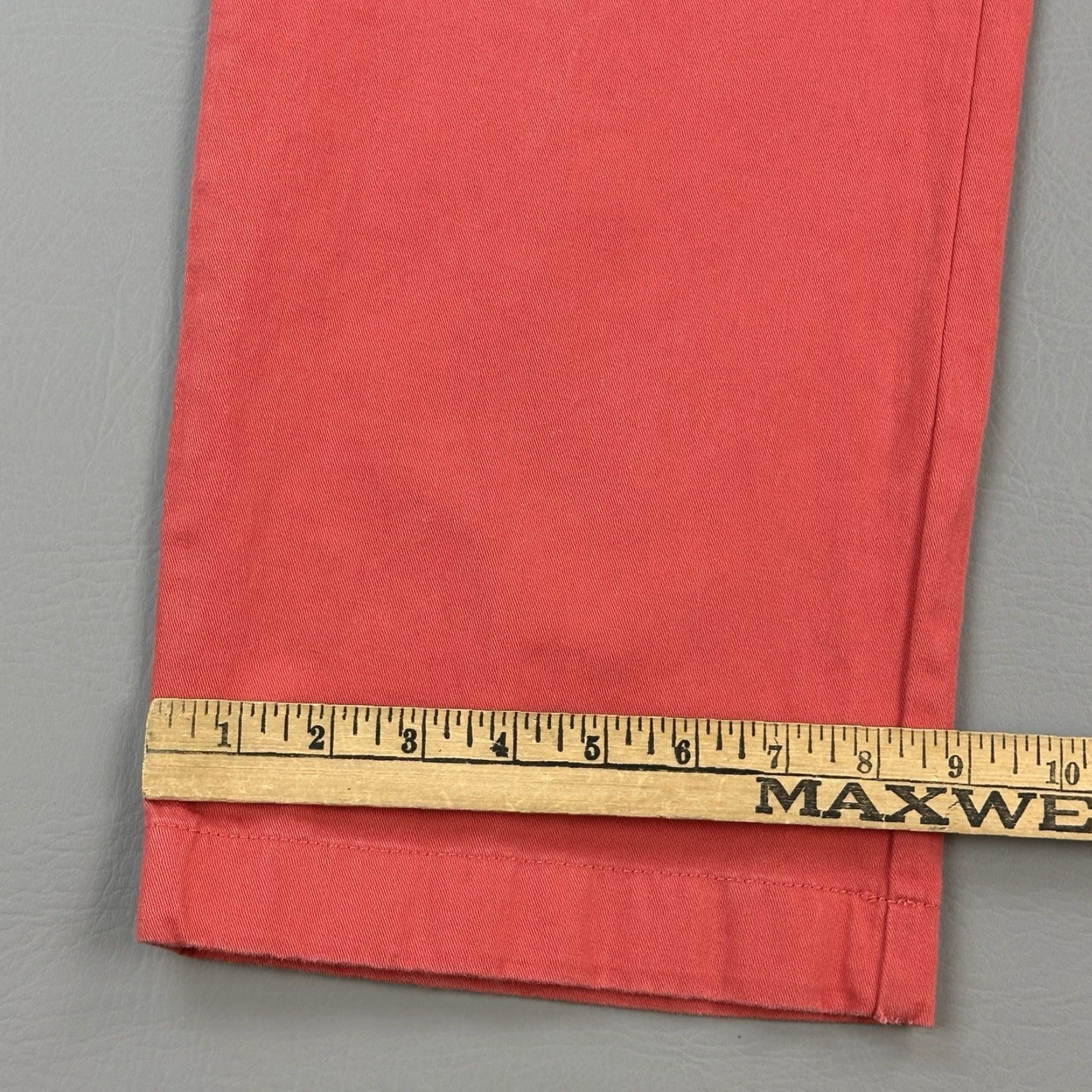 Vintage Southern Marsh Pants Mens 32x32 Coral Flat Front Chino Preppy Casual Chino Pants Mens 32 Coral Red Regular Straight USA Logo Polo Size US 32 / EU 48 - 4 Thumbnail