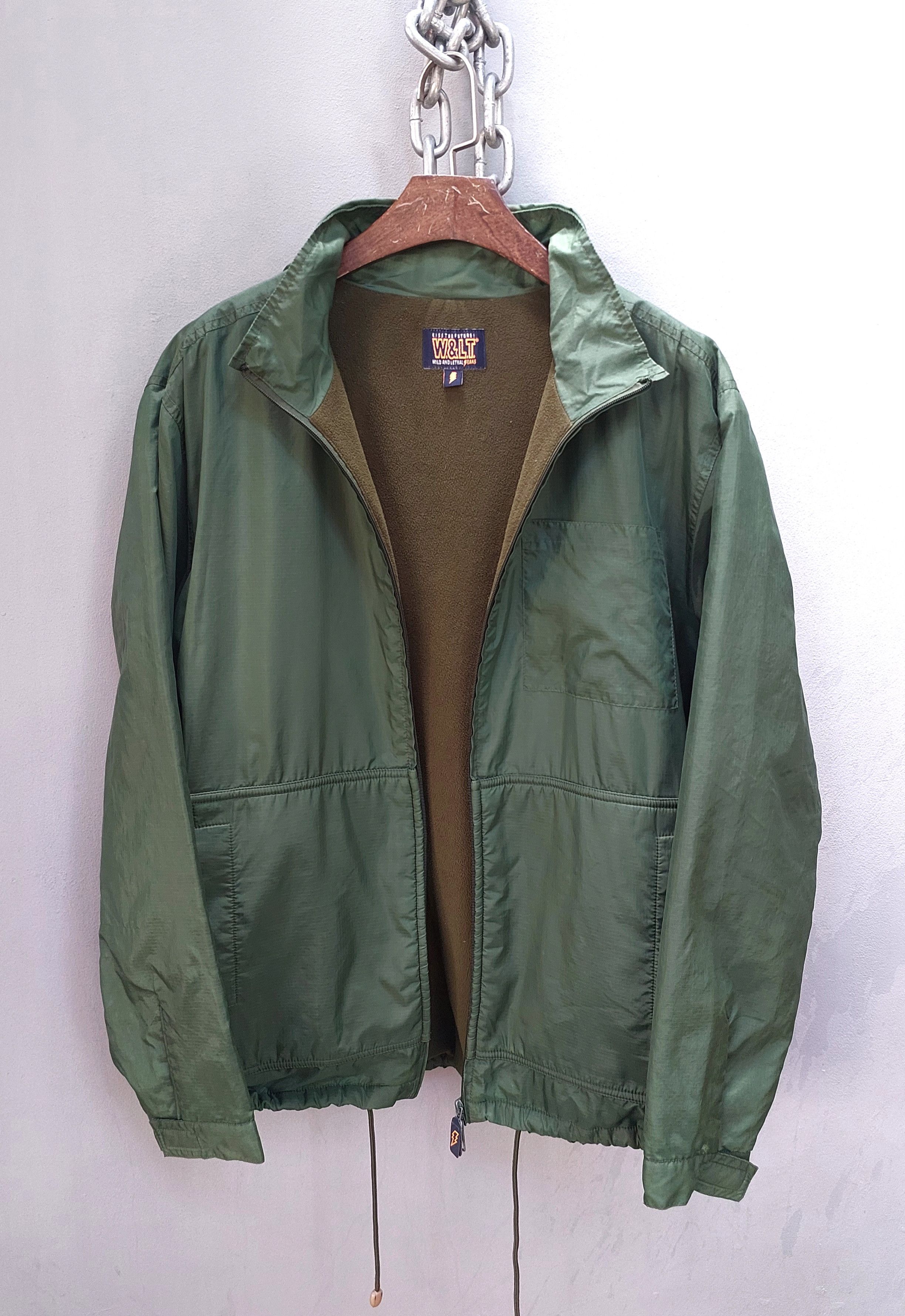 W< Walter Van Beirendonck Nylon Fleece Lined Jacket