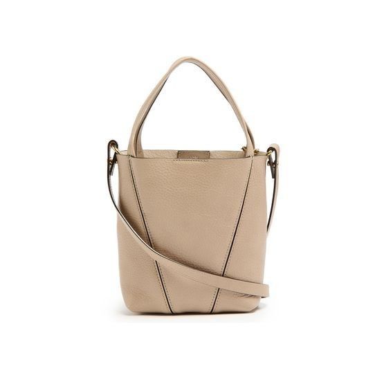 Chloe Chloe Small Spin Boyish Brown Grained Leather Tote Handbag N Size ONE SIZE - 3 Thumbnail
